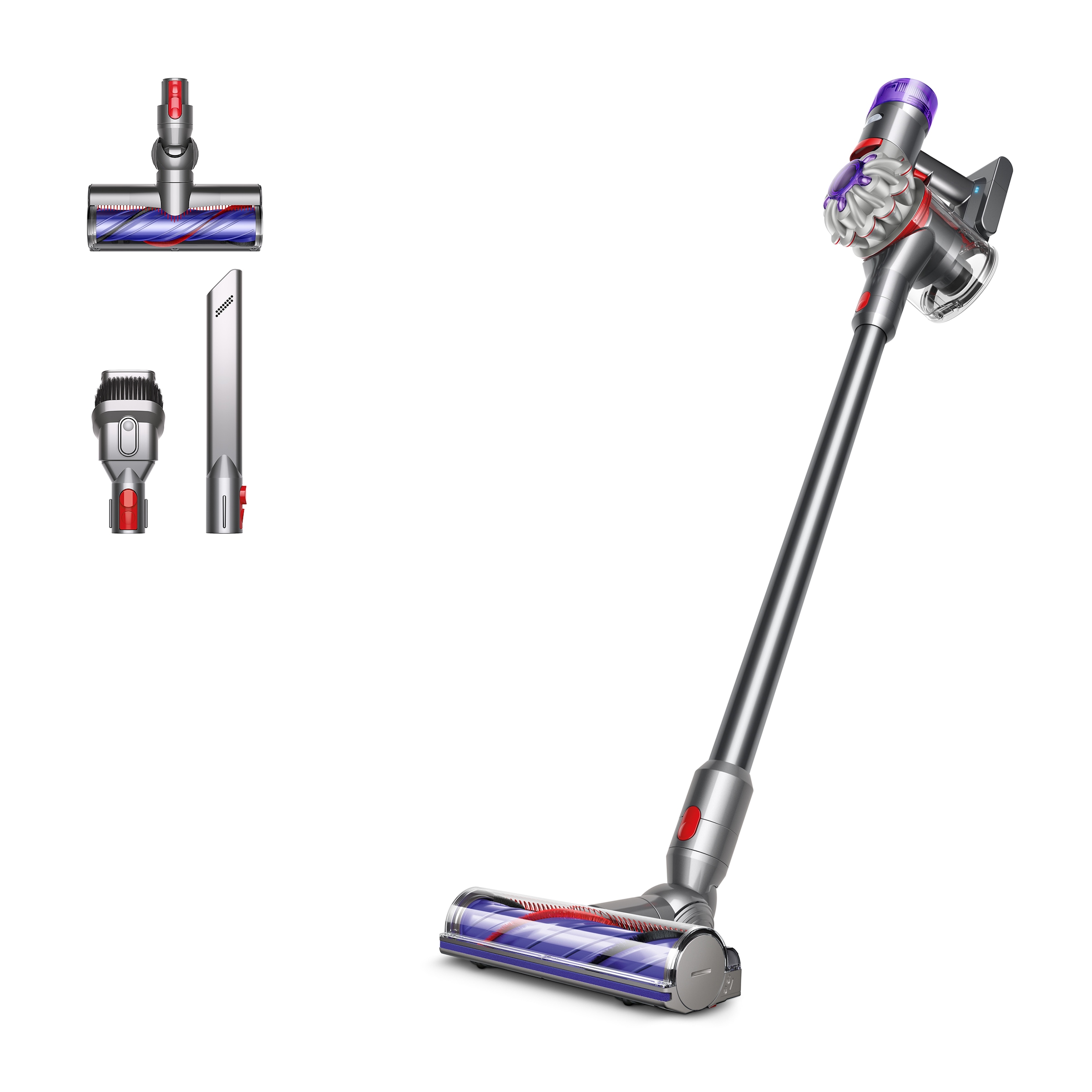 DYSON Akku-Hand-und Stielstaubsauger »V8 Advanced (Nickel/Silber)«