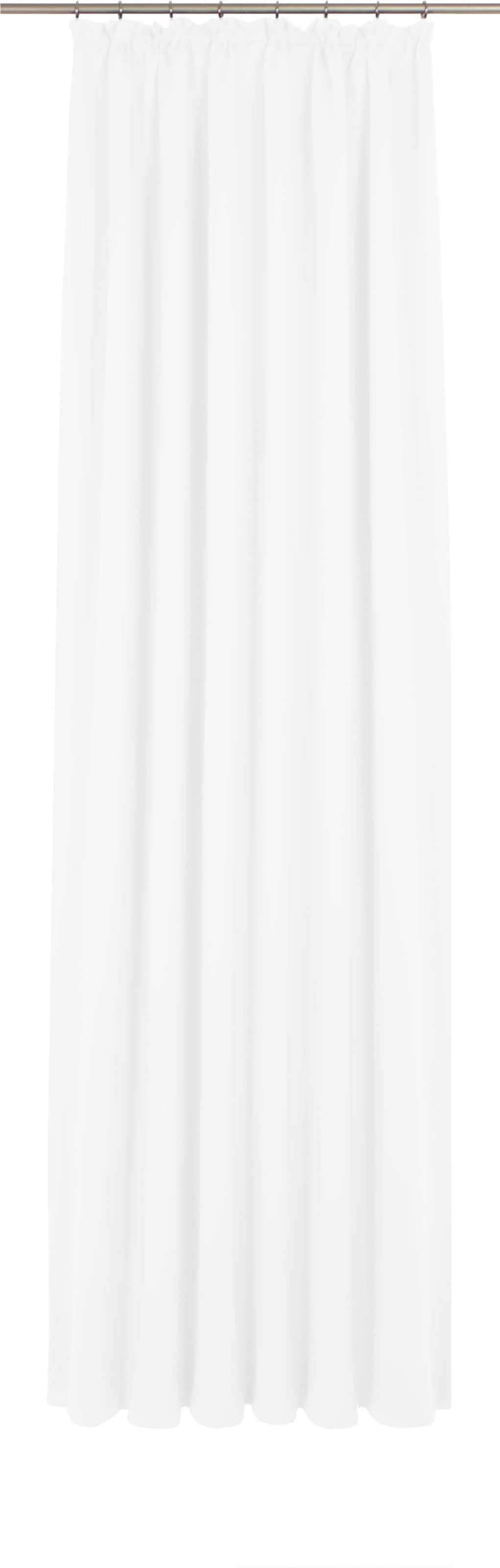 Wirth, Gardine »Elena« Faltenband 1 Stk. tlg. Fertig-Store mit FB 1:3, nach Maß, weiß, Polyester, 225 cm