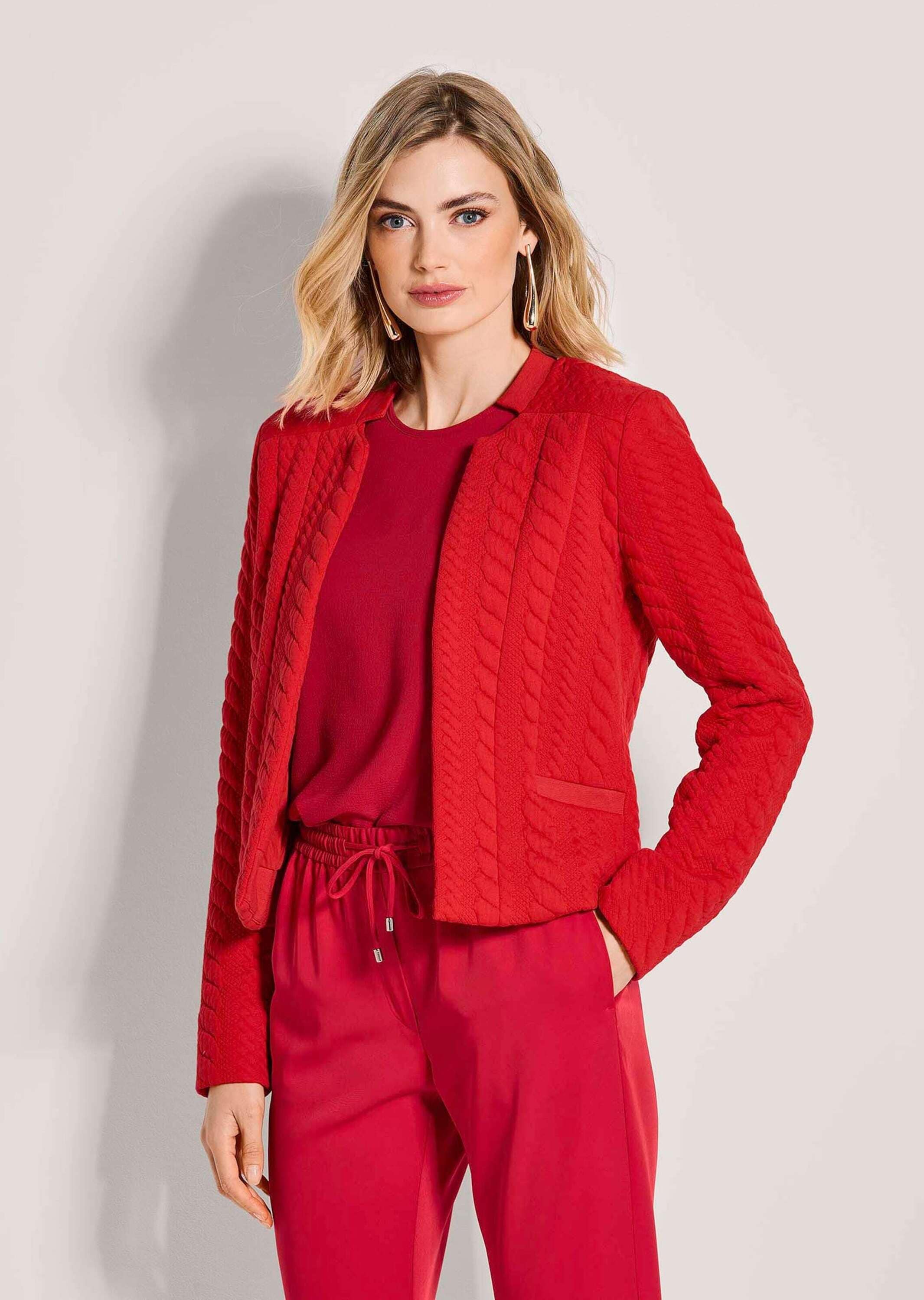 MADELEINE Jackenblazer »Blazer Langarm Jerseyblazer mit Stehkragen«