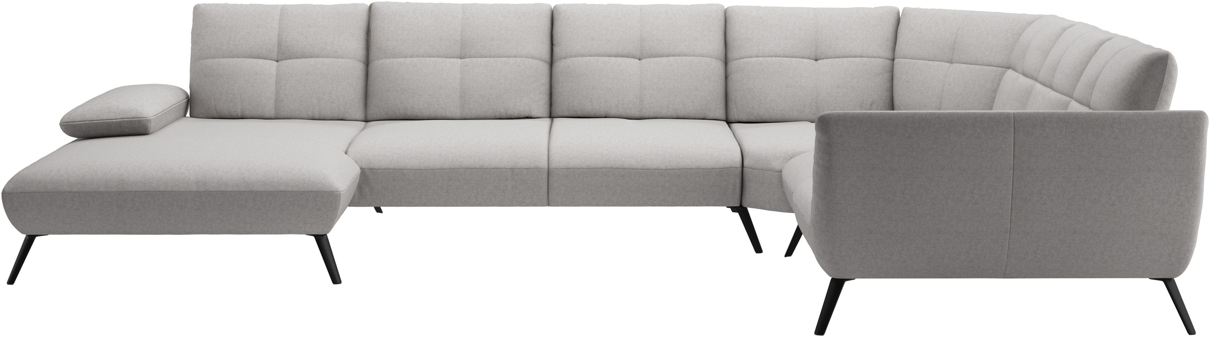 OTTO home Wohnlandschaft »Mikado U-Form« inkl. Sitztiefenverstellung und Armteilverstellung