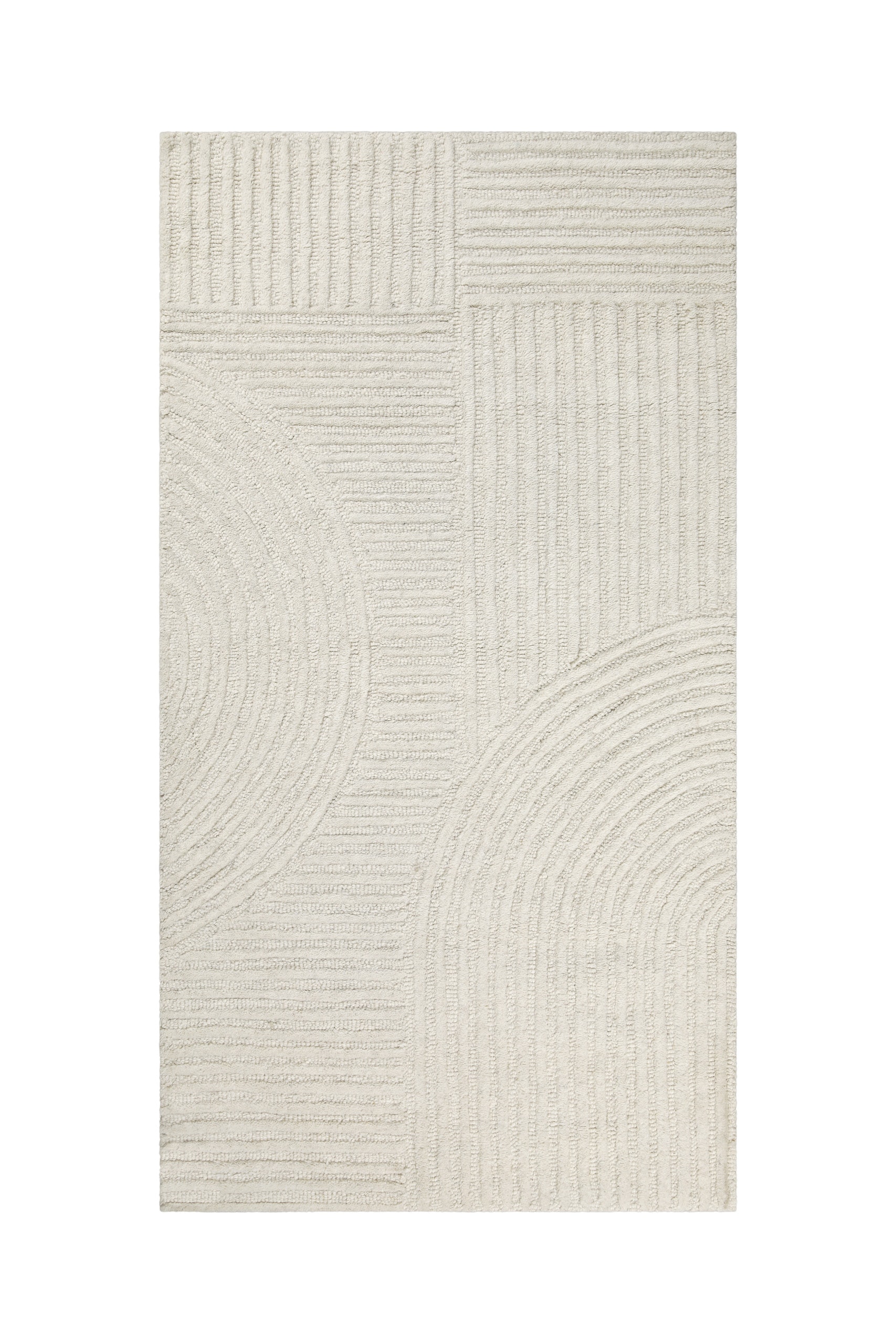 Wecon home Wollteppich »Hamptons THIRTYSIX«, rechteckig, 15 mm Höhe, Läufer, Schurwolle, Kurzflor, Wohnzimmer, Schlafzimmer, elegant, Retro