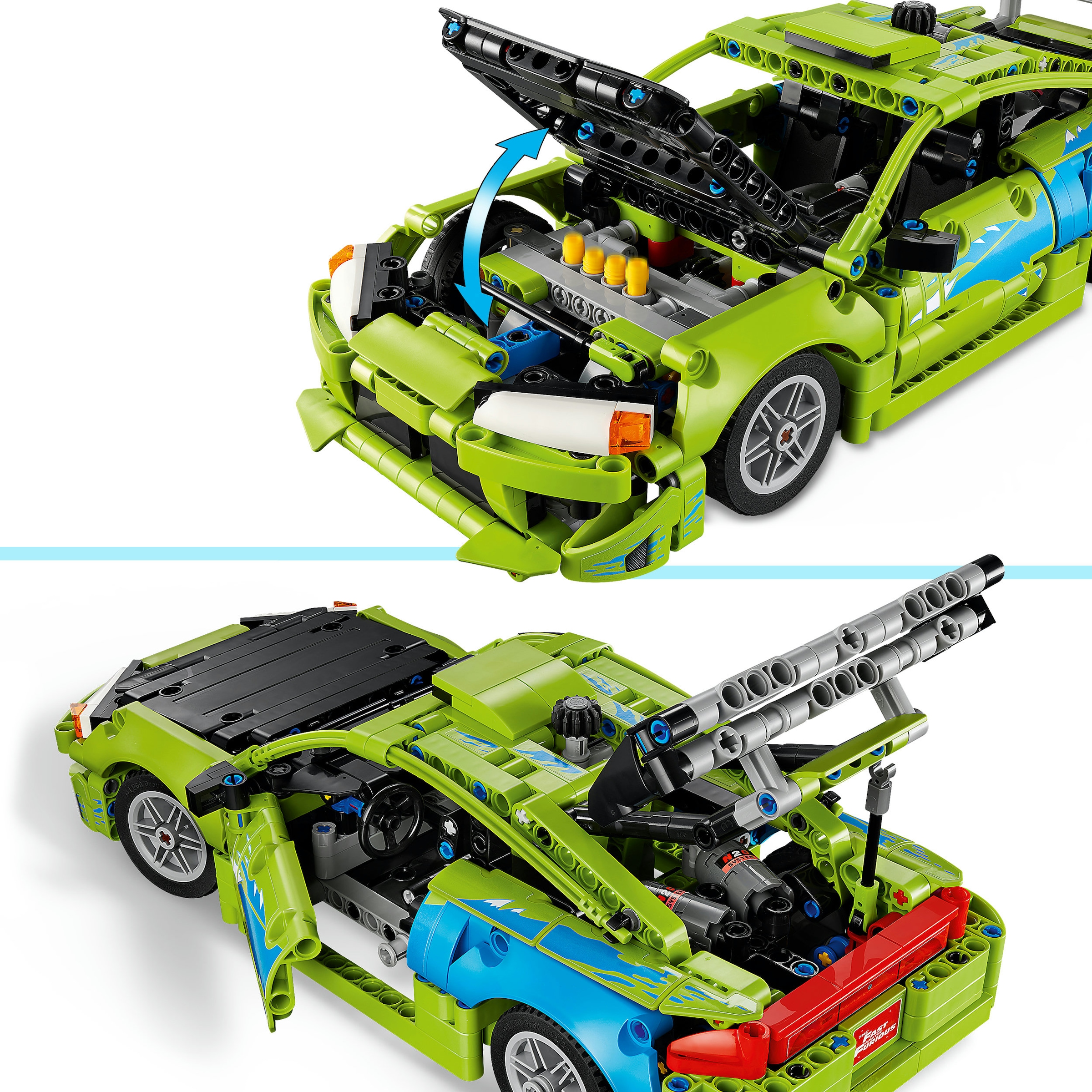 LEGO® Konstruktionsspielsteine »Fast and Furious Mitsubishi Eclipse Auto (42229), LEGO Technic« Made in Europe