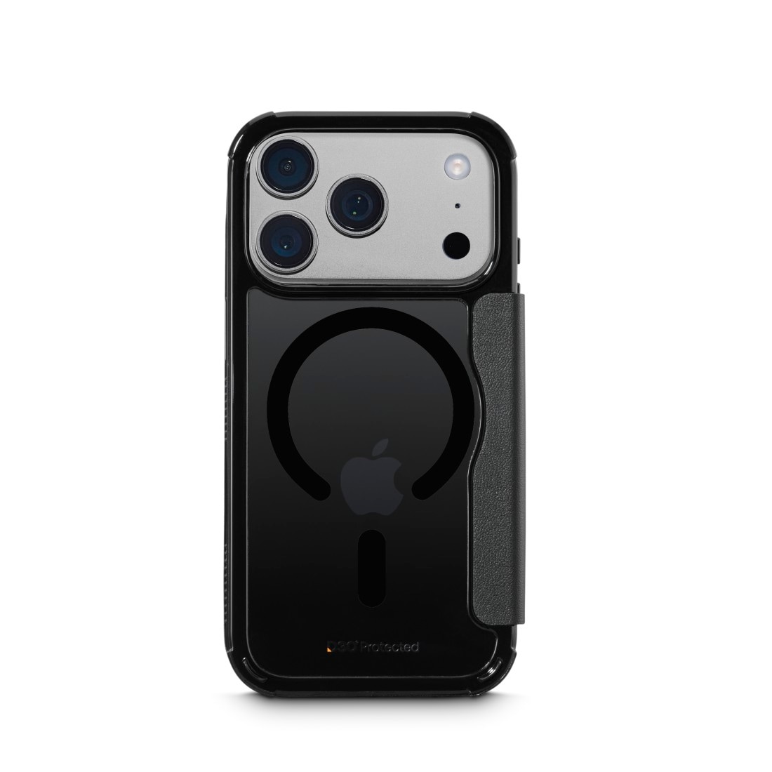 Hama Smartphone-Mappe »Handytasche für iPhone 17 Pro/18 Pro (stoßfest, für MagSafe)« Smartphones Sturzsicher, kratzfest, 4H, Wireless-Charging-kompatibel