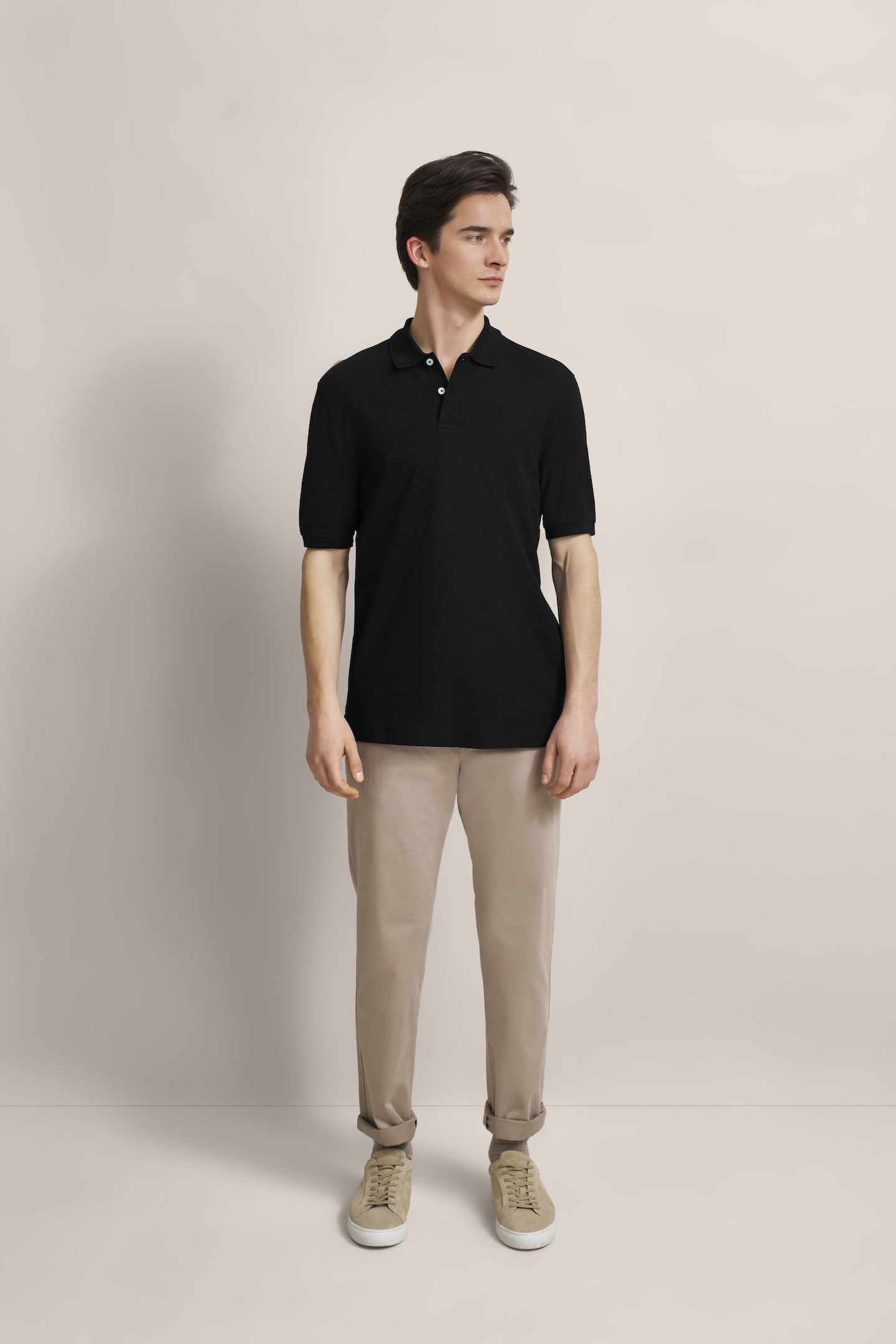 bugatti Poloshirt, mit körpernaher Passform
