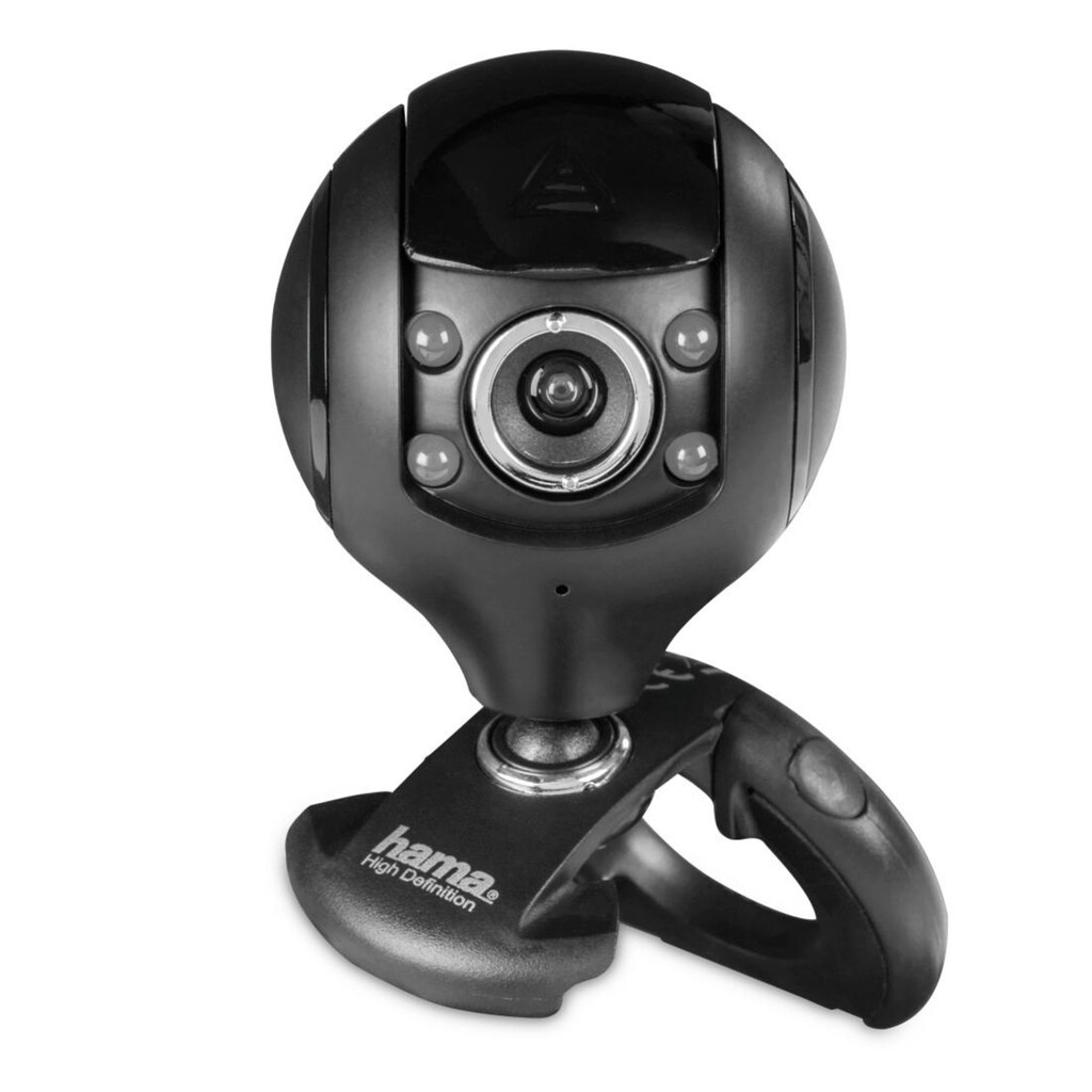 Hama Webcam »Webcam HD Qualität für Videotelefonie / Gespräche«, HD