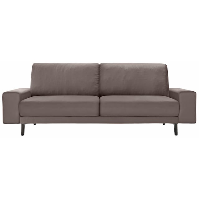 Breite sofa breit »hs.450«, bequem Armlehne hülsta 180 2-Sitzer cm in niedrig, bestellen Alugussfüße umbragrau,
