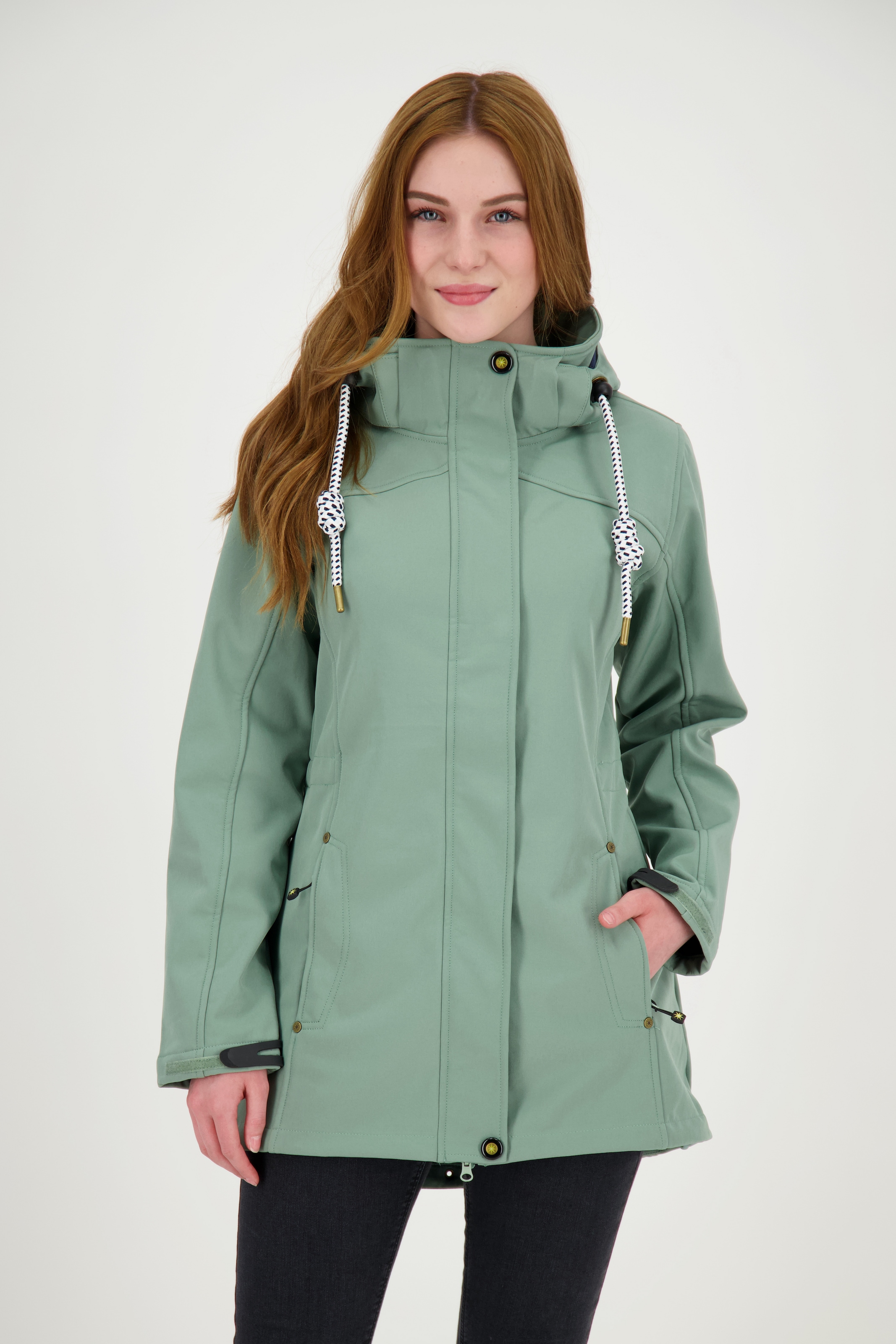 DEPROC Active Softshellmantel »PEAK BREEZE WOMEN«, auch in Großen Größen erhältlich