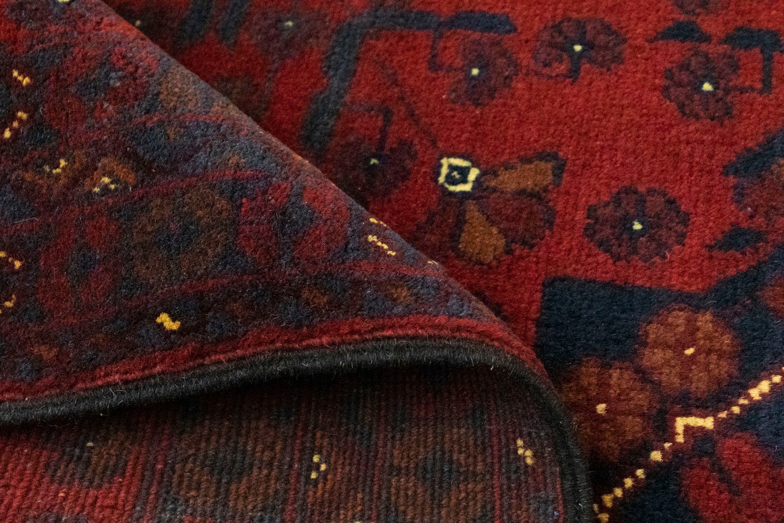 morgenland Wollteppich »Khal Mohammadi Teppich handgeknüpft rot«, rechteckig