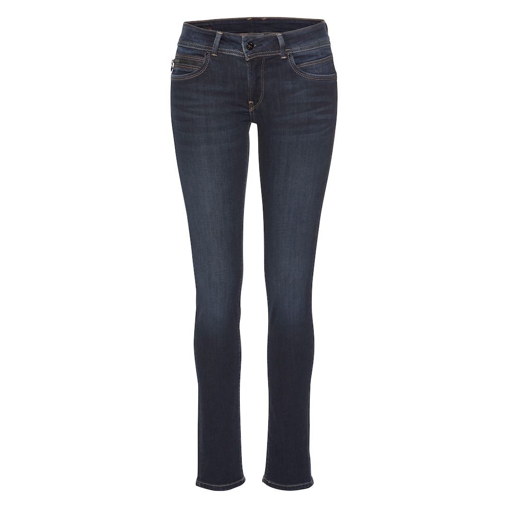 Pepe Jeans Slim-fit-Jeans »NEW BROOKE«, mit 1-Knopf Bund und Reißverschlusstasche