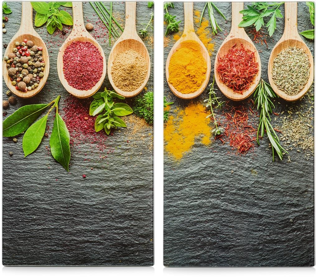 Zeller Present Herd-Abdeckplatte »SPICES«, aus ESG-Sicherheitsglas hergestellt