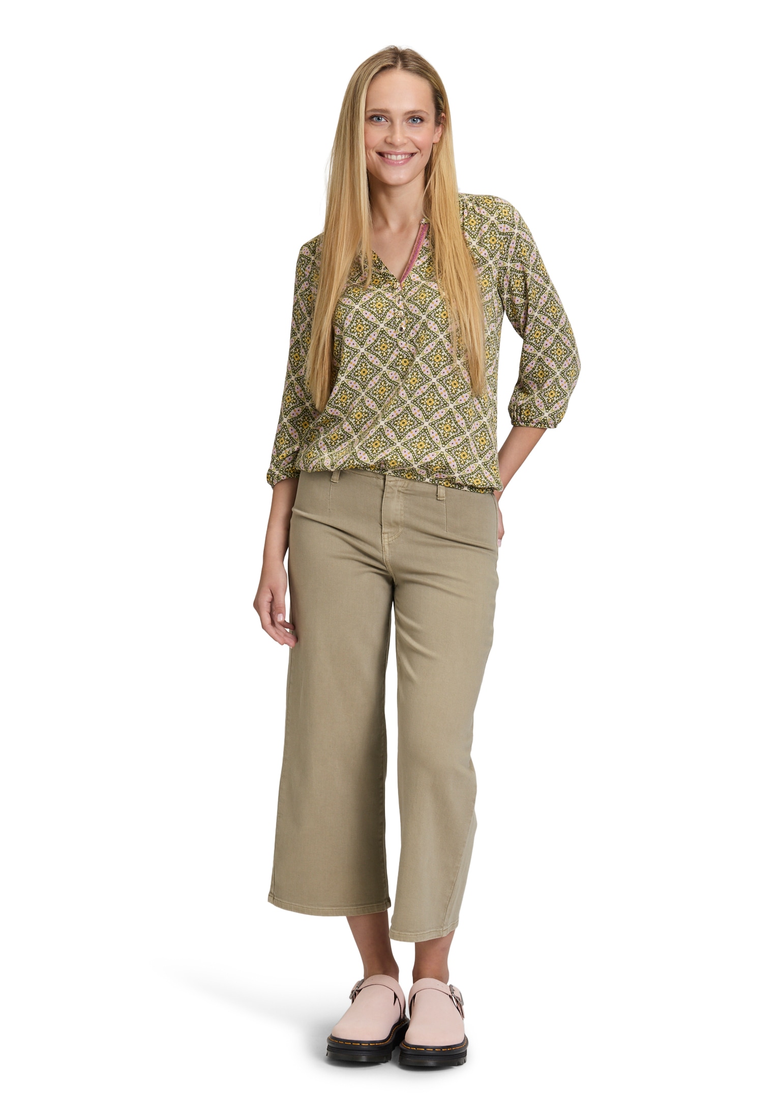 Cartoon Klassische Bluse »Casual-Bluse mit Muster«