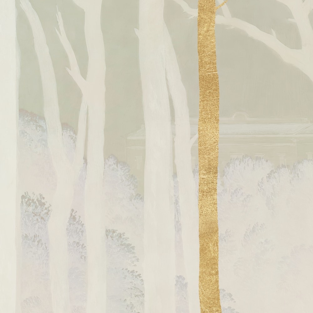 Komar Fototapete »Vlies Fototapete - Golden Pines - Größe 400 x 250 cm« Motiv | bedruckt glatt