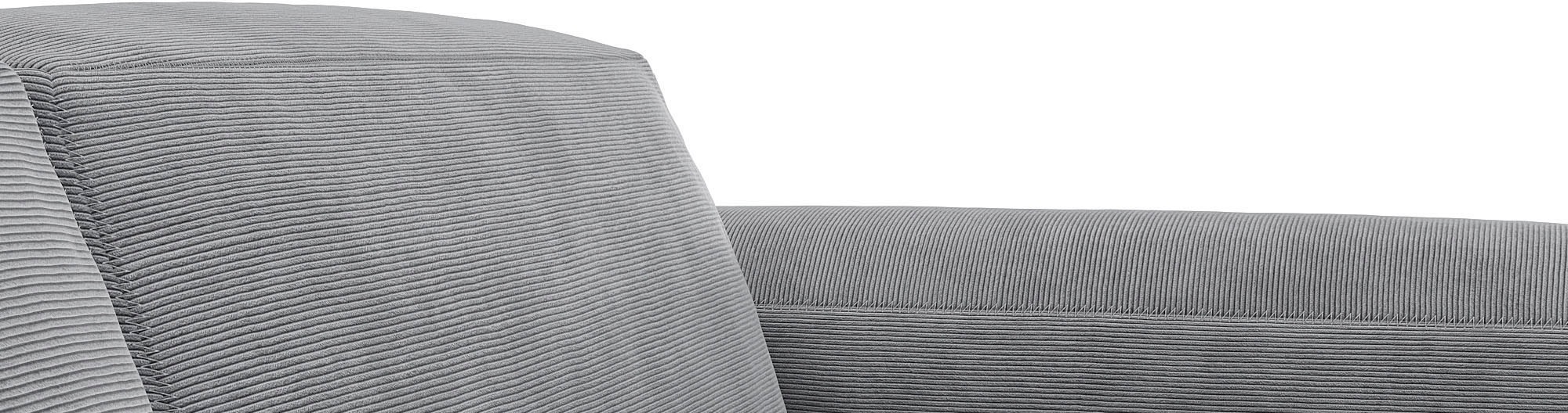 FLEXLUX Ecksofa »Lucera bequem und komfortabel durch hochwertigen Sitzaufbau, L.Form«, modern & anschmiegsam, Kaltschaum, Stahl-Wellenunterfederung