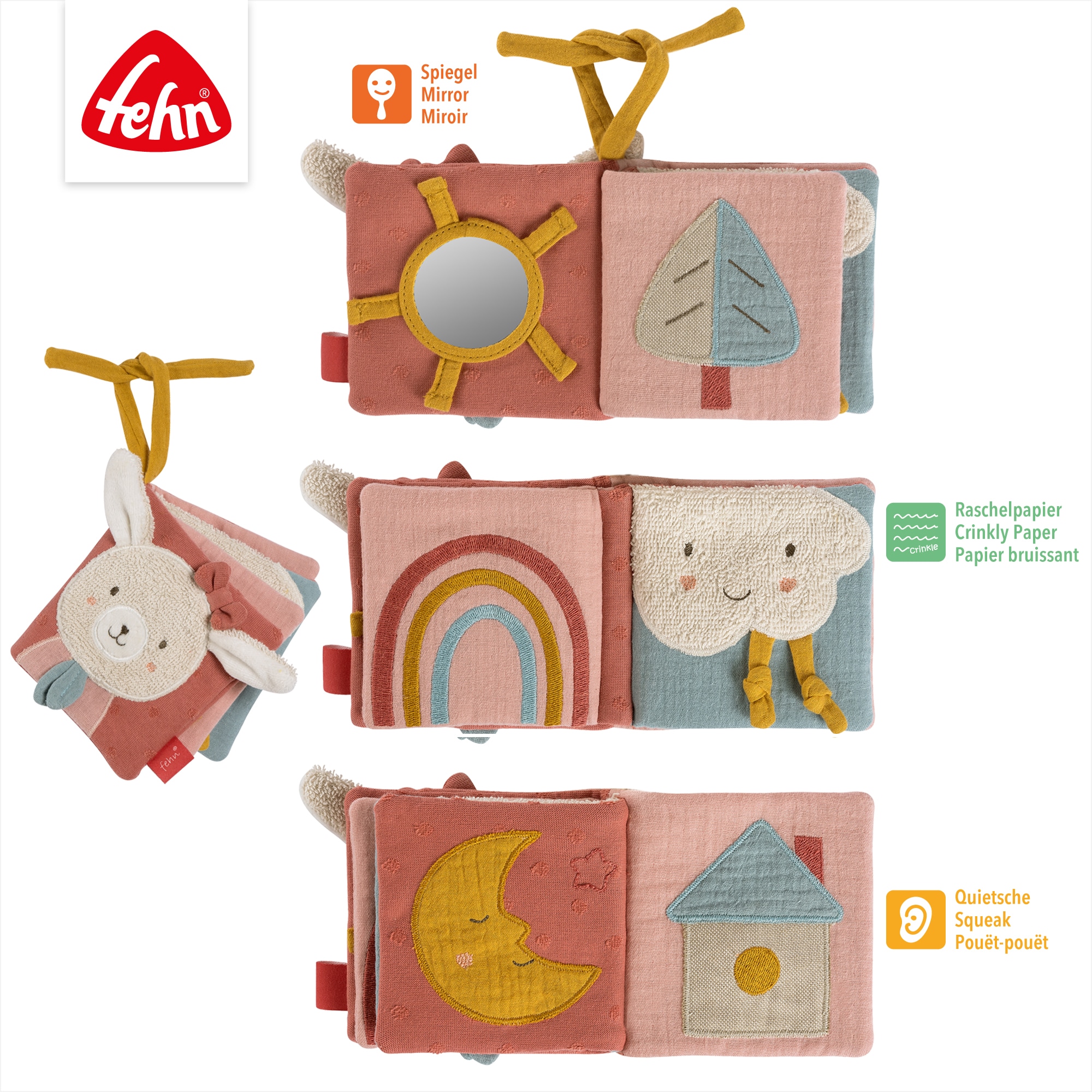 Fehn Stoffbuch »Hase«