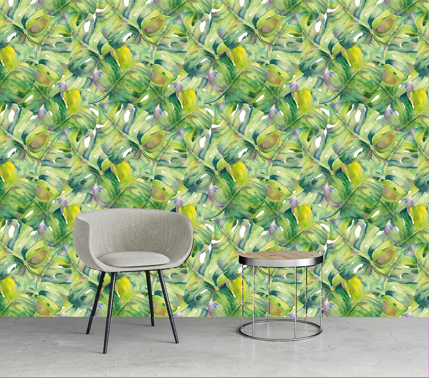 queence Vinyltapete »Kara«, floral-geblümt-gemustert-Motiv, 90x250cm, selbstklebend, kinderleichte Anbringung, Sticker