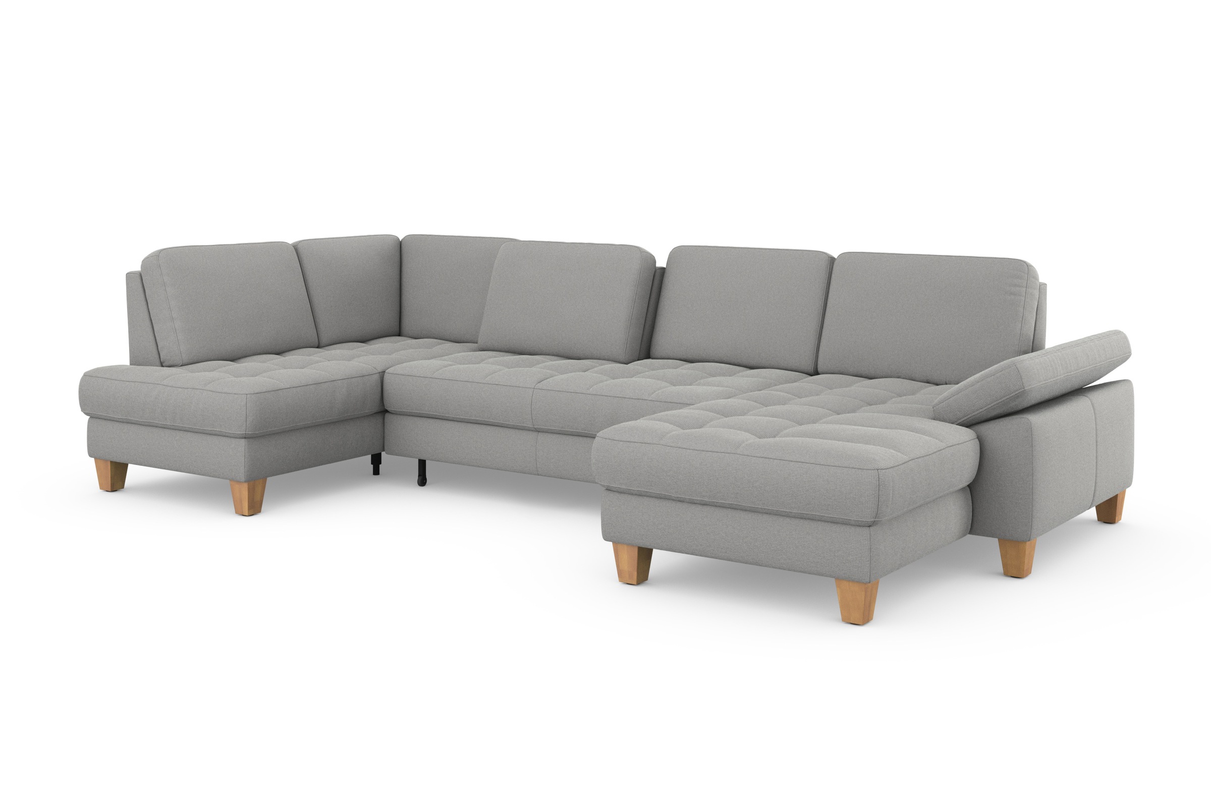 sit&more Wohnlandschaft »Westham U-Form«, wahlweise mit Bettfunktion, Bettkasten, Sitztiefenverstellung