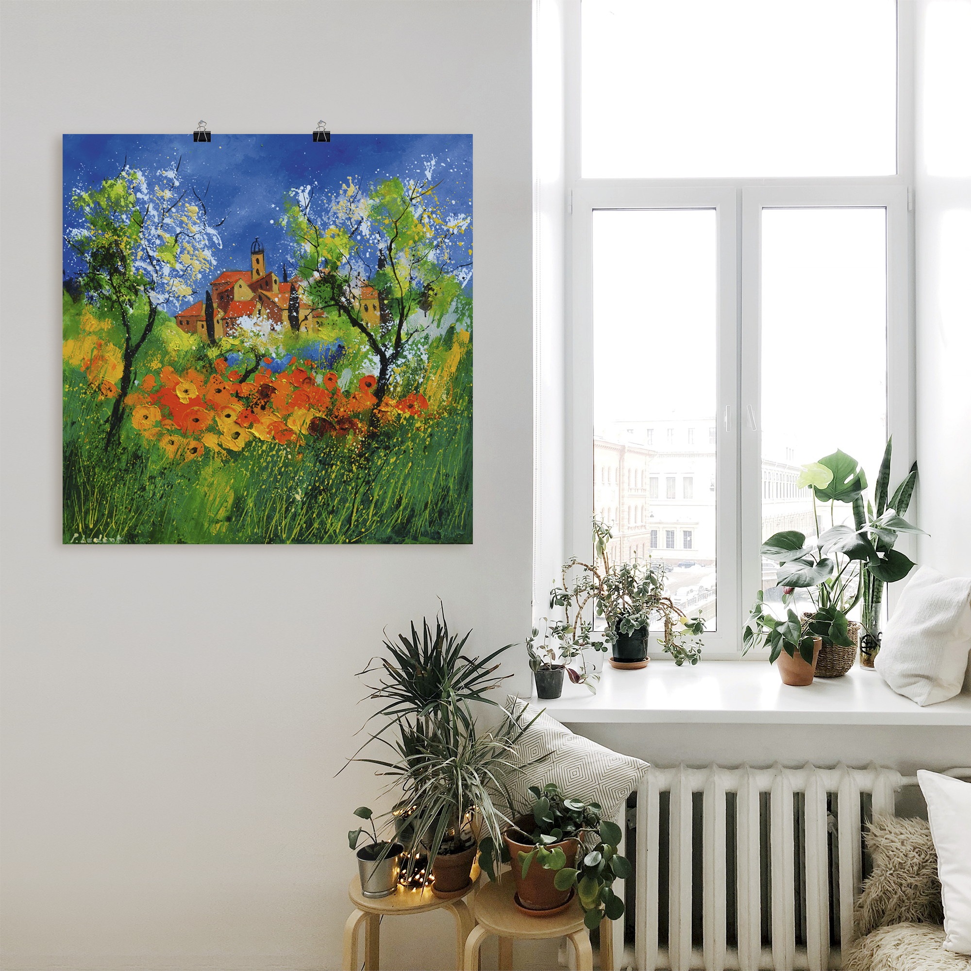 Artland Wandbild »Provence«, Garten, (1 St.), als Alubild, Leinwandbild, Wandaufkleber oder Poster in versch. Größen