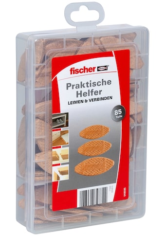 fischer Flachdübel »Leimen & Verbinden (548595)«, (Packung, 85 St.), 30 x Flachdübel 4... kaufen