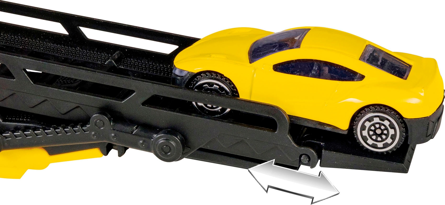 Happy People Spielzeug-Transporter »ADAC Die Cast Transporter«, inkluisve 2 Farhzeuge