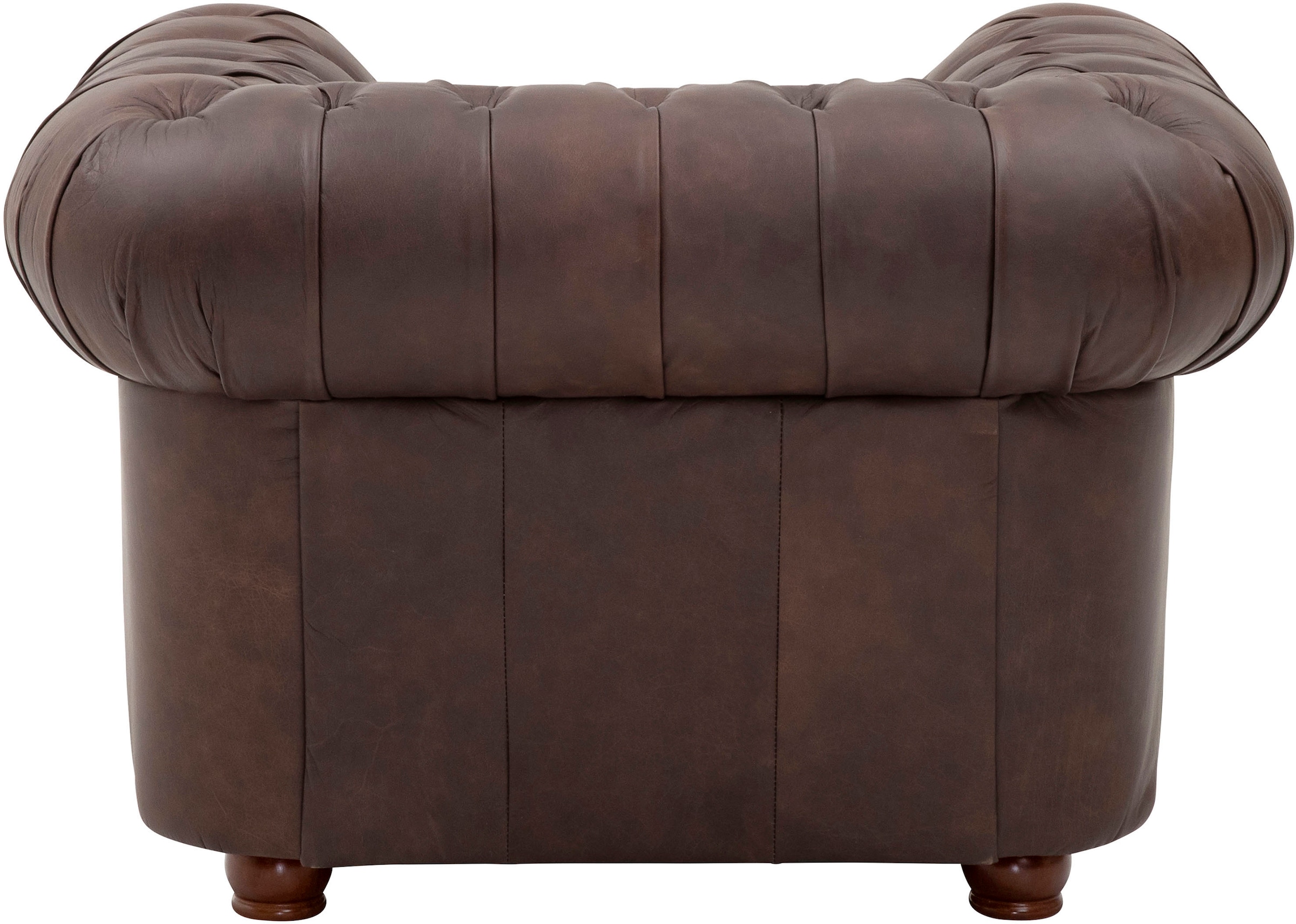 Max Winzer® Sessel »Norwin, Loungesessel, Chesterfield mit Ziernägeln in der Chatose,«, Clubsessel, klassisch, edel, modern und bequem