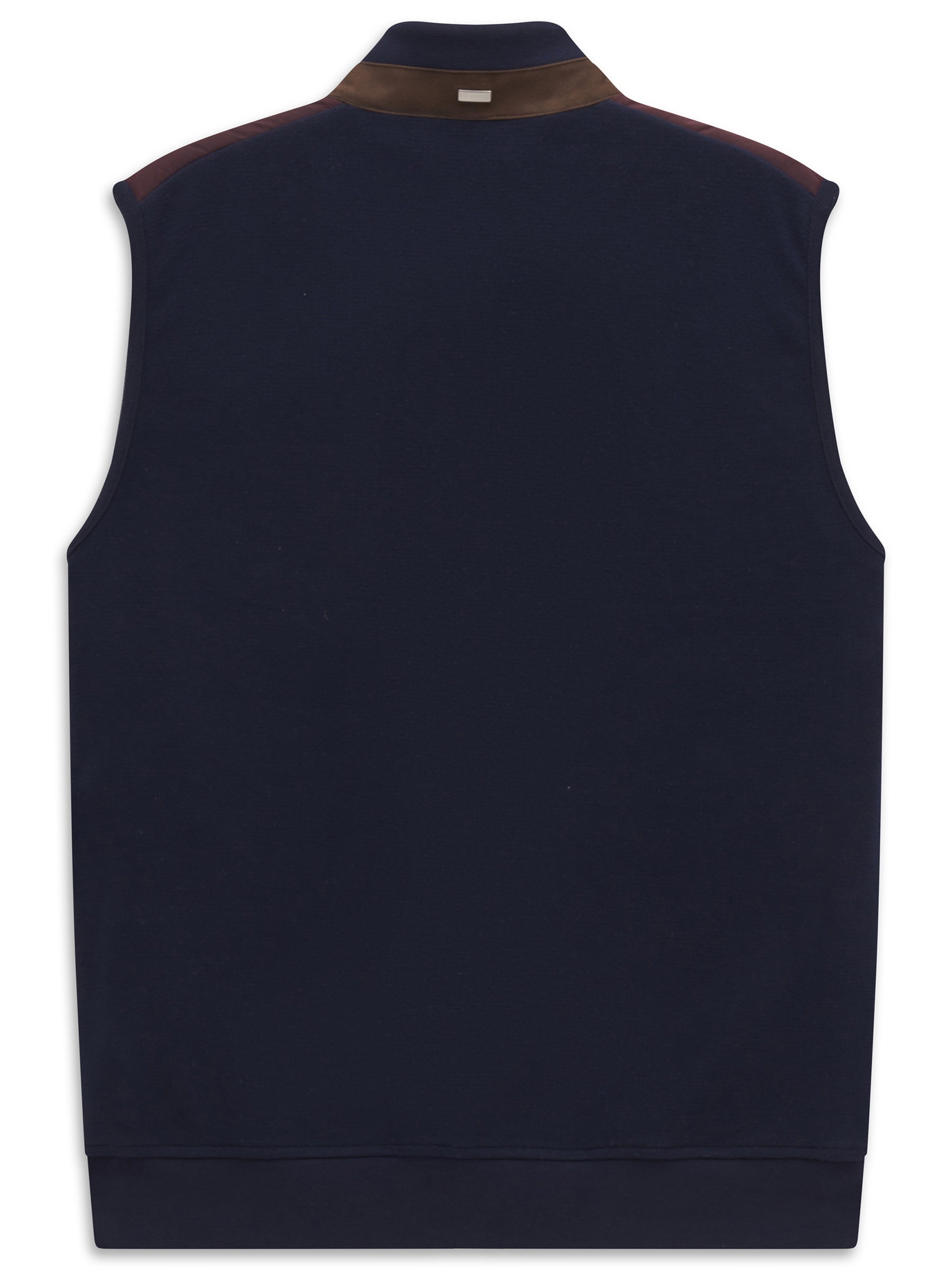 bugatti Strickweste »Regular Fit« Regular Fit Steppweste Baumwollmix