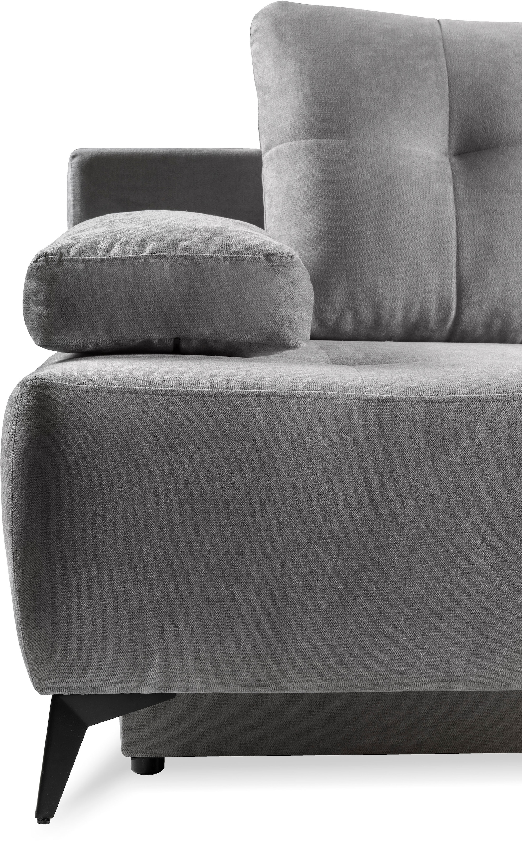 WERK2 Schlafsofa »Oakland Bettsofa Breite 206cm, Liegefläche 202/145cm,«, 2-Sitzer Sofa & Schlafcouch mit Bettkasten
