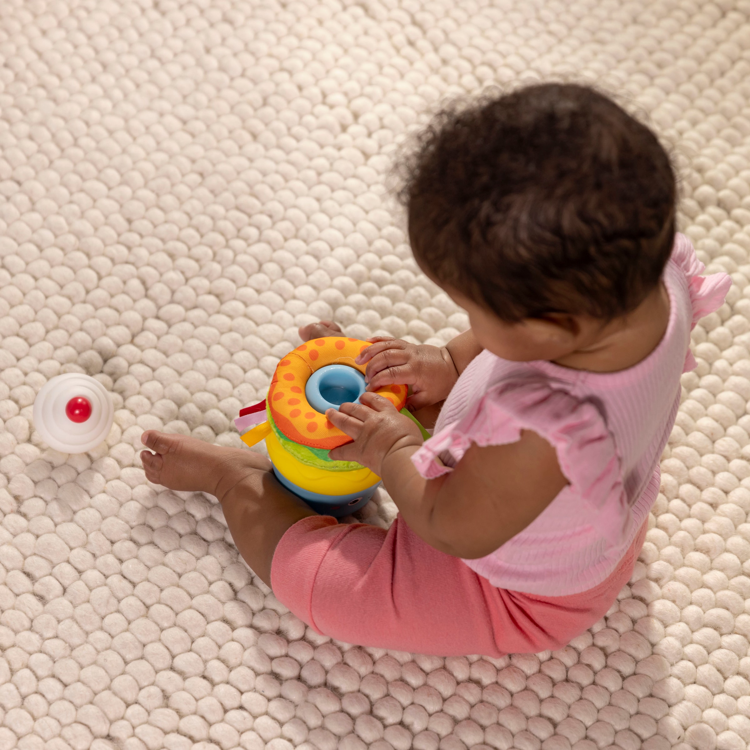 Bright Starts Stapelspielzeug »Cupcake Tower Stacking Toy with Teether«