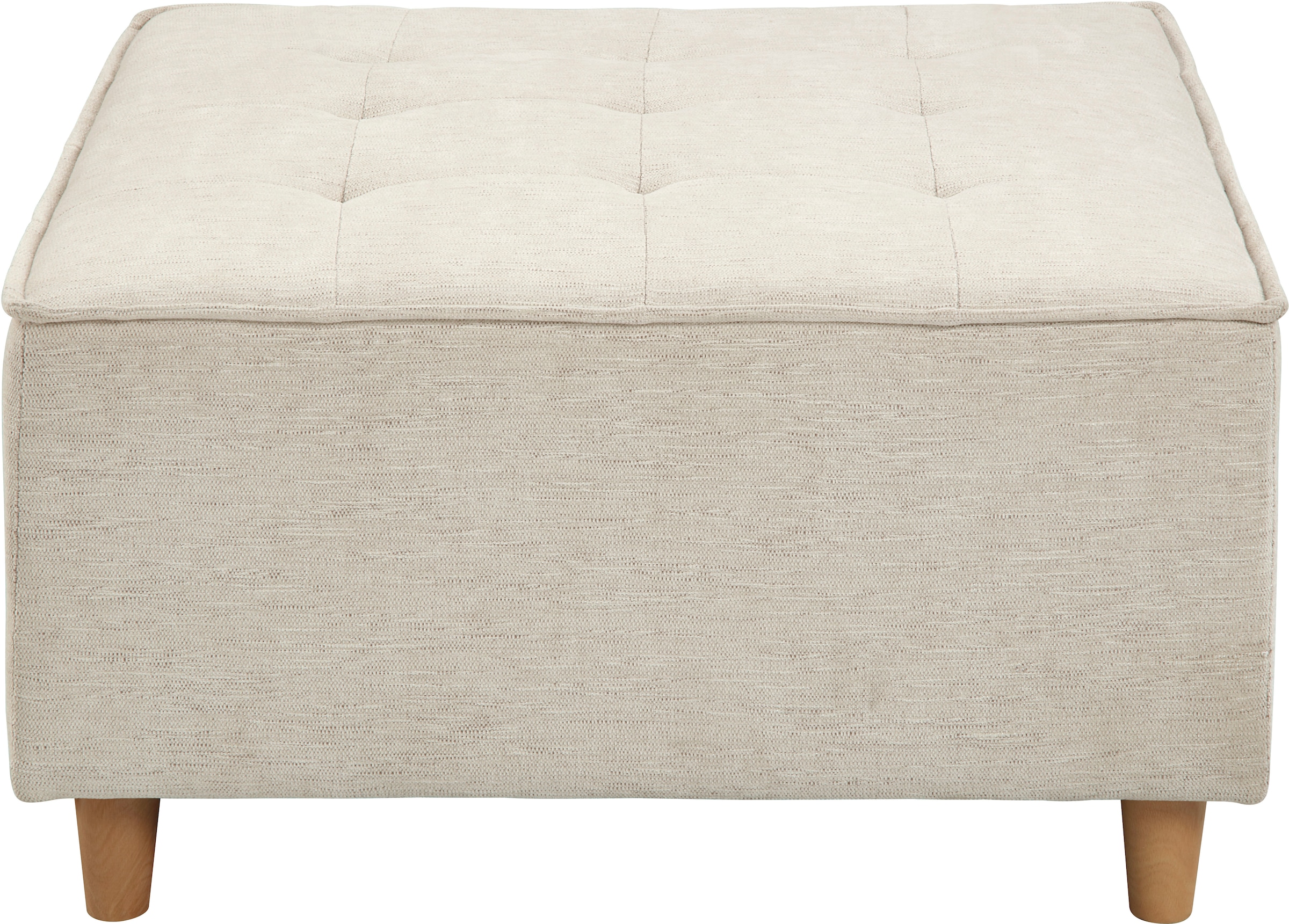 RAUM.ID Hocker »Flexid«, (1 St.), modular erweiterbar zum Sofa, Chenille-Bezug