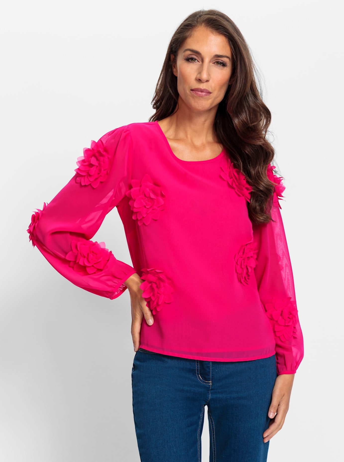 heine Georgettebluse