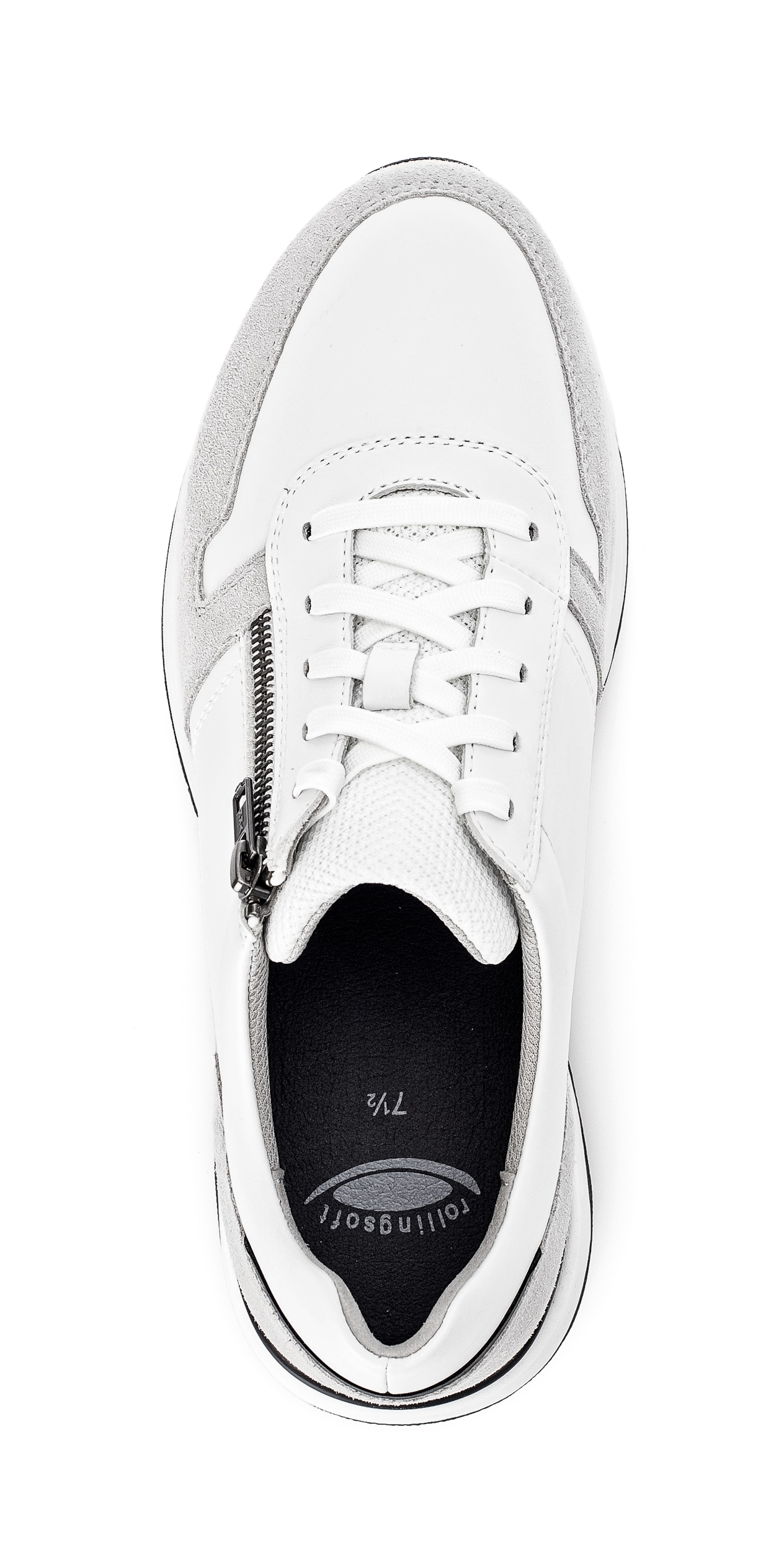 rollingsoft Sneaker  , Komfortschuh, Schnürschuh, Halbschuh im Materialmix, G-Weite