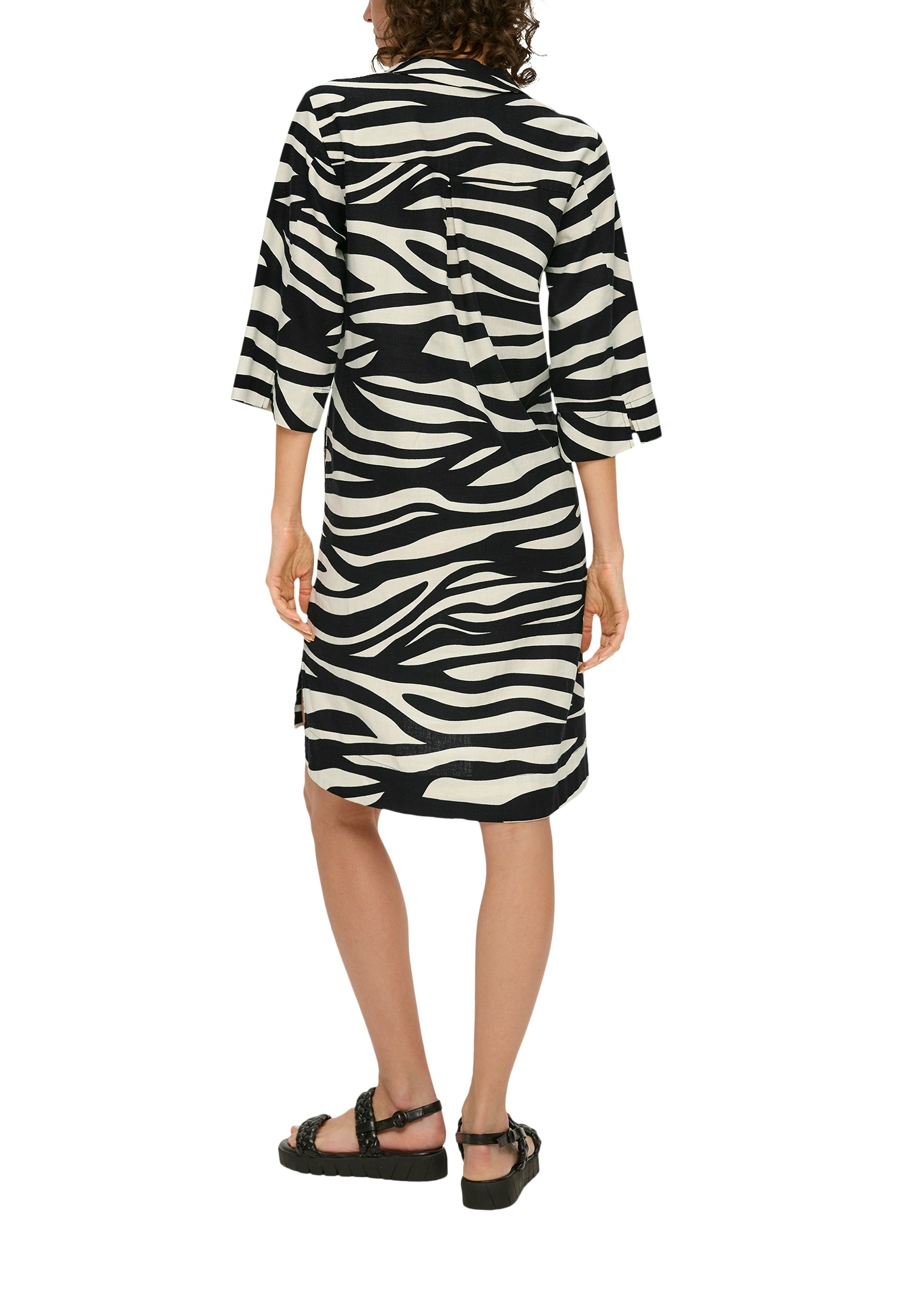 s.Oliver Blusenkleid, mit Allover-Print