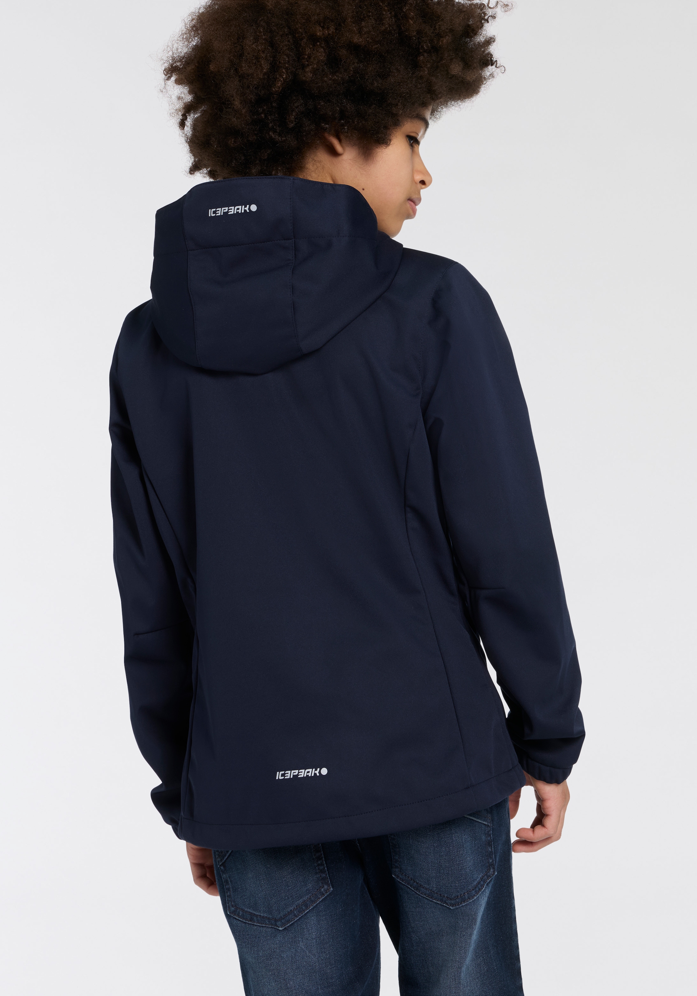 Icepeak Softshelljacke »KULM JR«, (1 St.), mit Kapuze