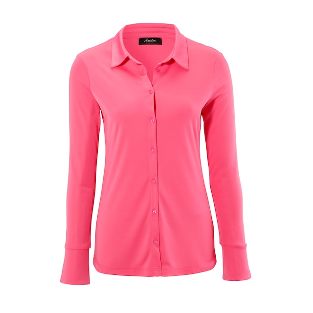 Aniston CASUAL Hemdbluse, in strukturierter Jersey-Crepé-Qualität bei ♕