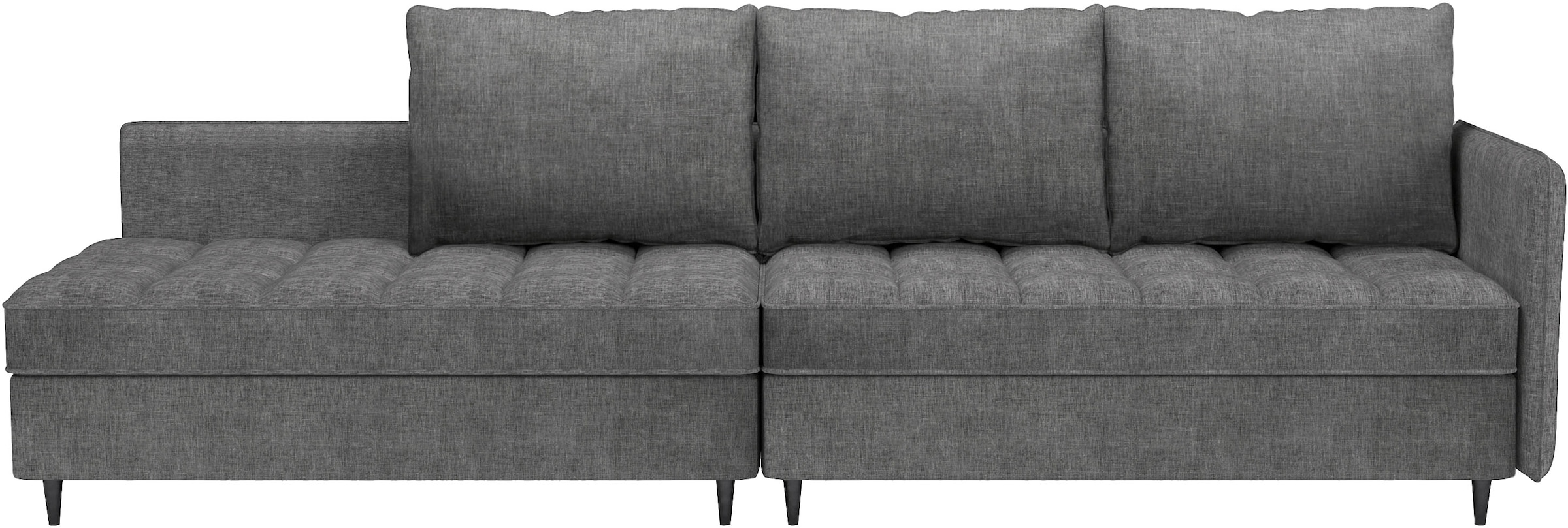 Dorel Home Ecksofa »LINDHUS, L-Form, verschiedene Stellvarianten, Loungesofa, Schlaf-Liege«, Wohnlandschaft, mit Recamiere, großer Bettkasten, Cord, Chenille