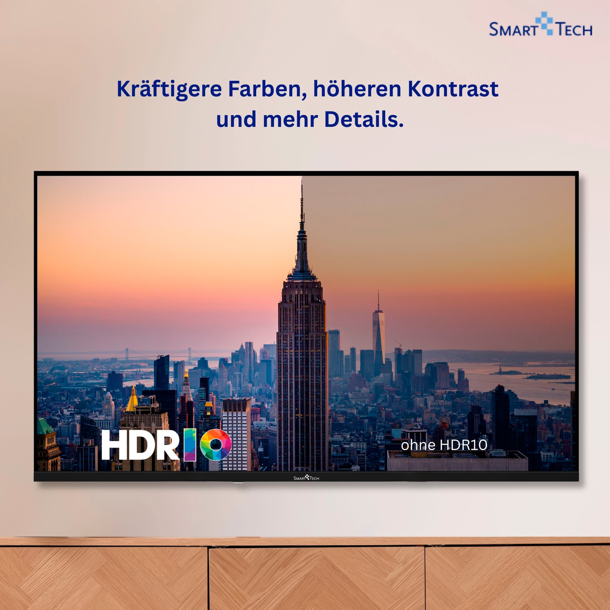 Smart Tech QLED-Fernseher »43QH02V« 108 cm/43 ″ Smart-TV