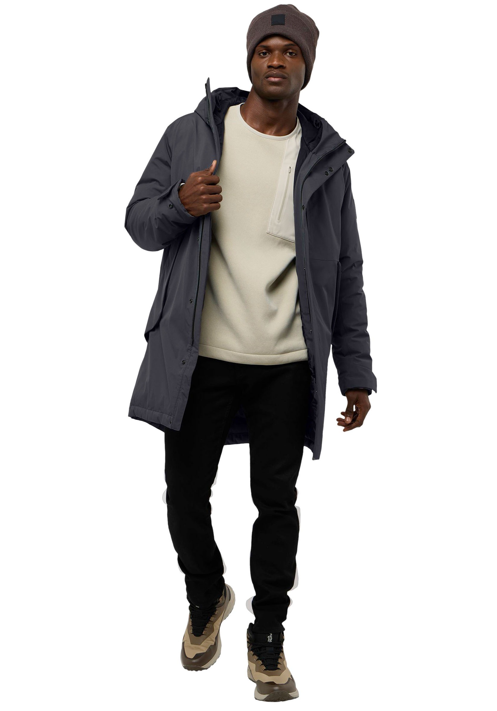 Jack Wolfskin Daunenmantel »BRANDENBURGER« Wärmend, winddicht, Daunenjacke