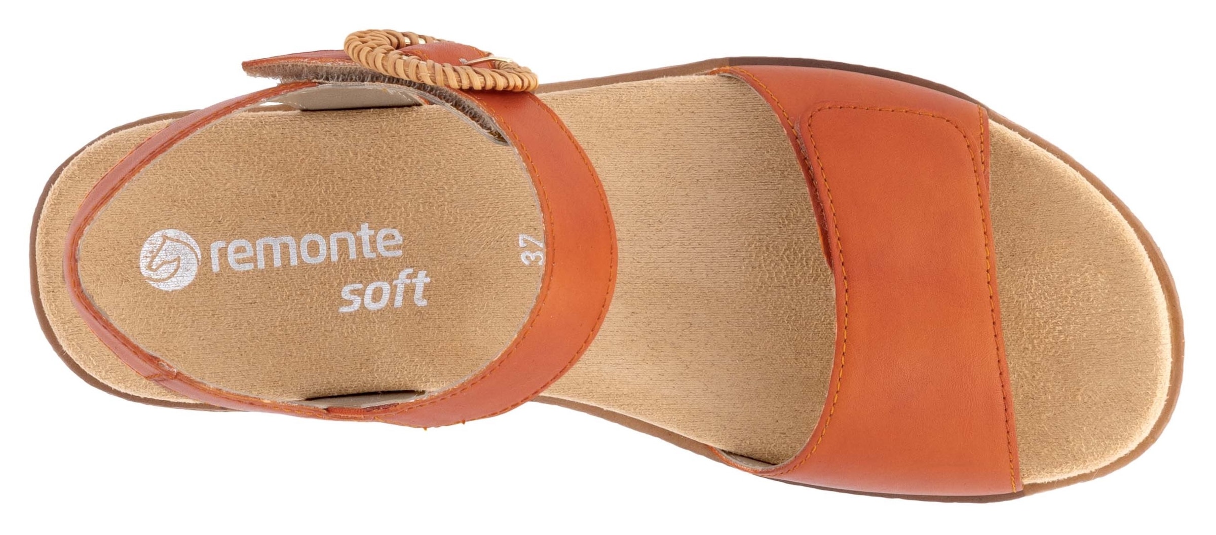 Remonte Keilsandalette, Sommerschuh, Riemchensandale mit praktischem Klettverschlüssen