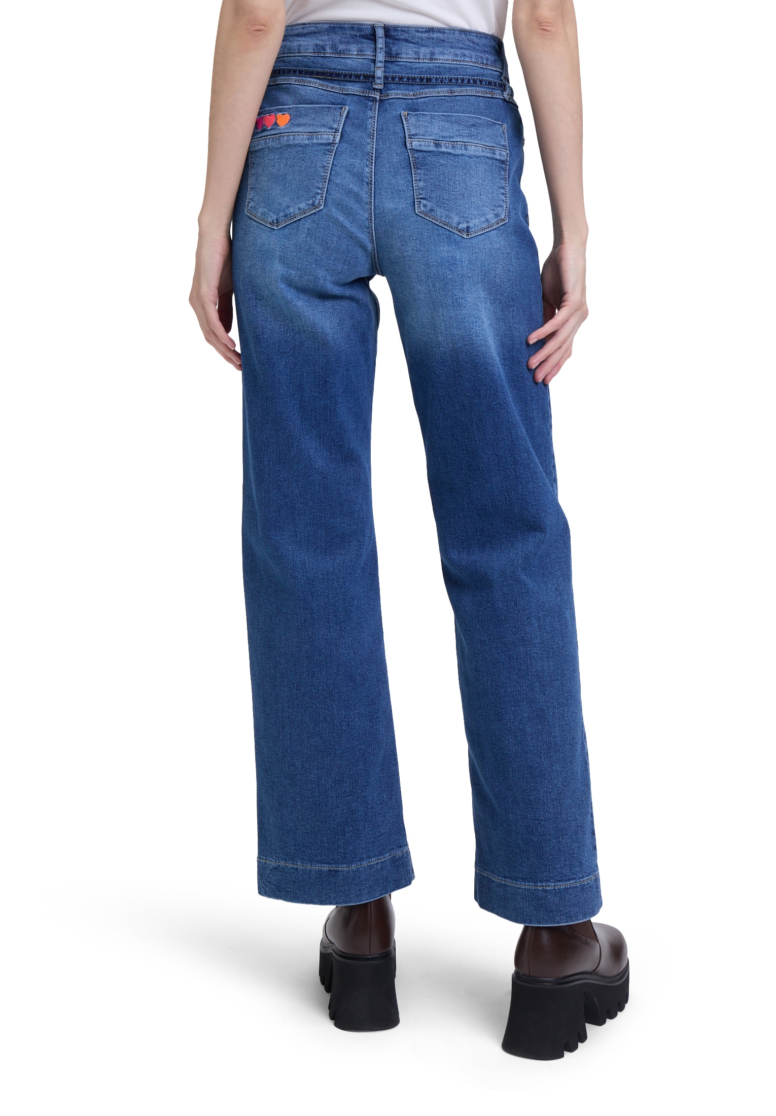 Cartoon Stretch-Hose »Stretch-Jeans mit Stickerei«
