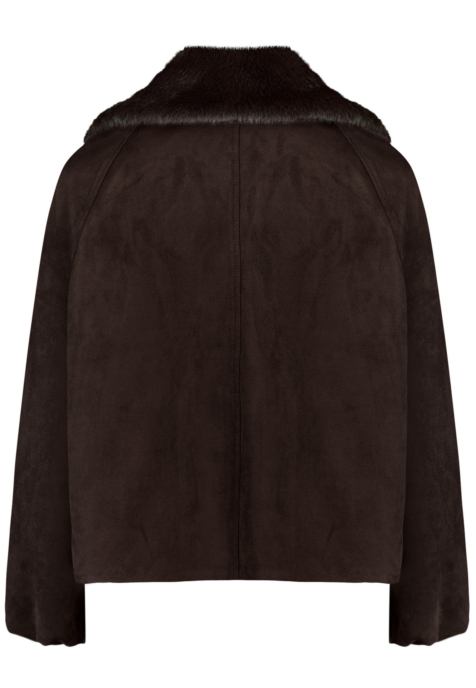 Zero Outdoorjacke »Outdoorjacke mit Kunstfellkragen«
