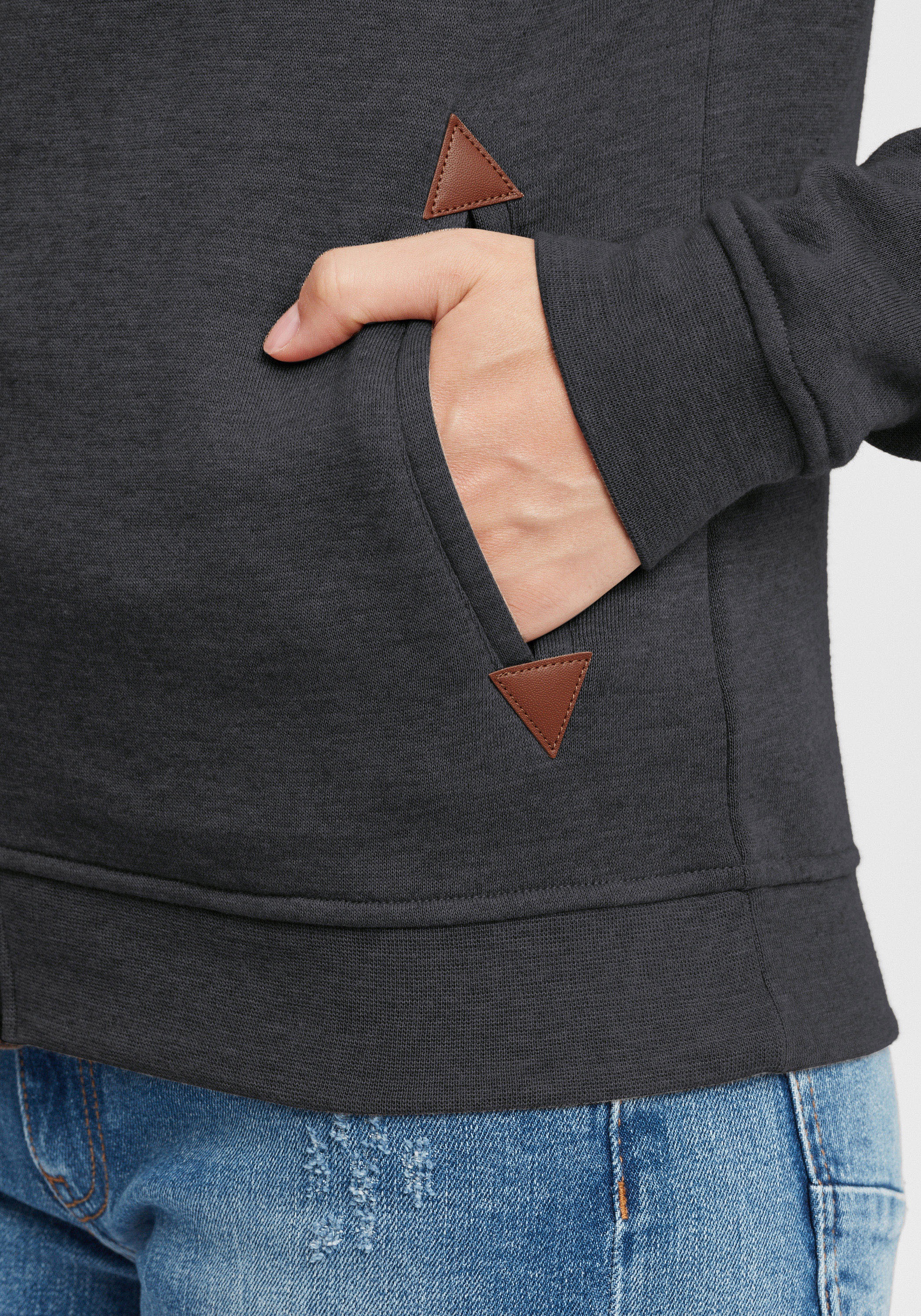 OXMO Kapuzensweatjacke »Kapuzensweatjacke OXVicky«