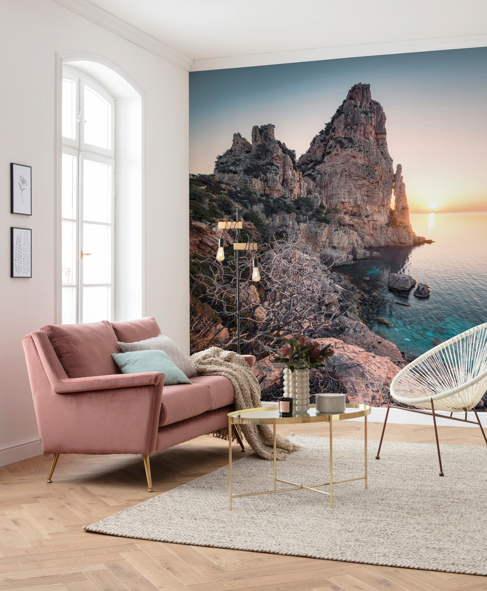 Komar Vliestapete »Colors of Sardegna«, 250x280 cm (Breite x Höhe),  Wohnzimmer, Schlafzimmer online kaufen | mit 3 Jahren XXL Garantie