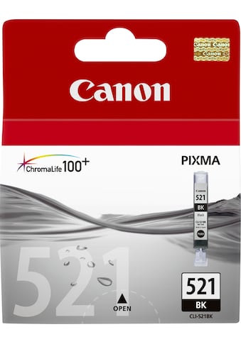 Canon Tintenpatrone »CLI 521«, original Druckerpatrone 521 schwarz kaufen