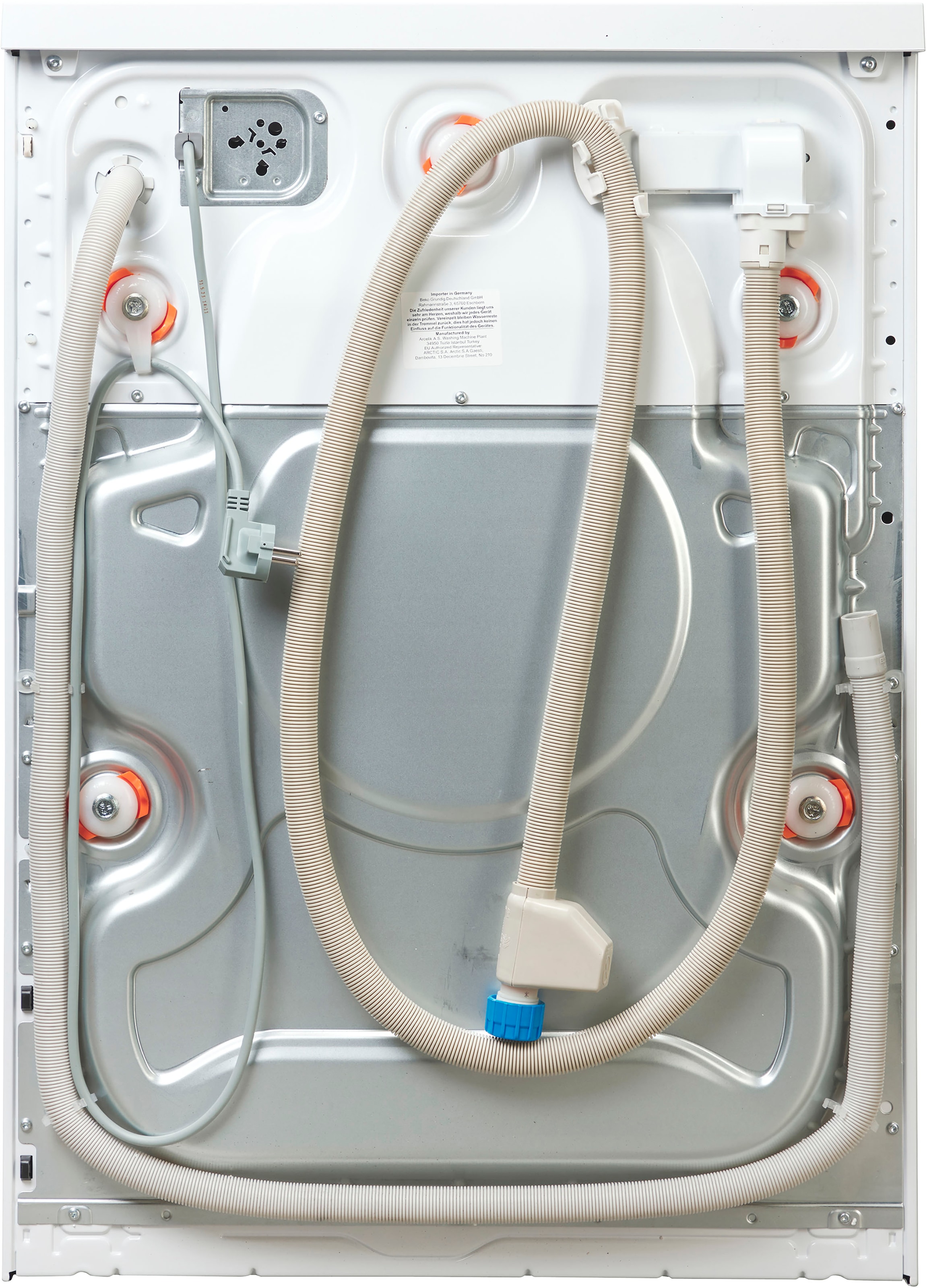BEKO Waschmaschine »B5WFT78410W 7178551900«, 8 kg, 1400 U/min, AddXtra Nachlegefunktion