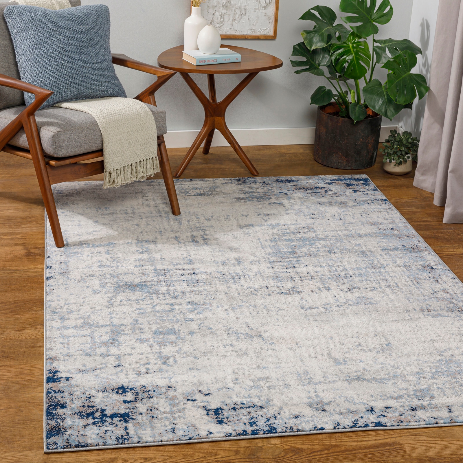 Livabliss Teppich »UTRECHT«, rechteckig, 9 mm Höhe, Designerteppich in Marmor Optik, Kurzflor Wohnzimmerteppich/Läufer