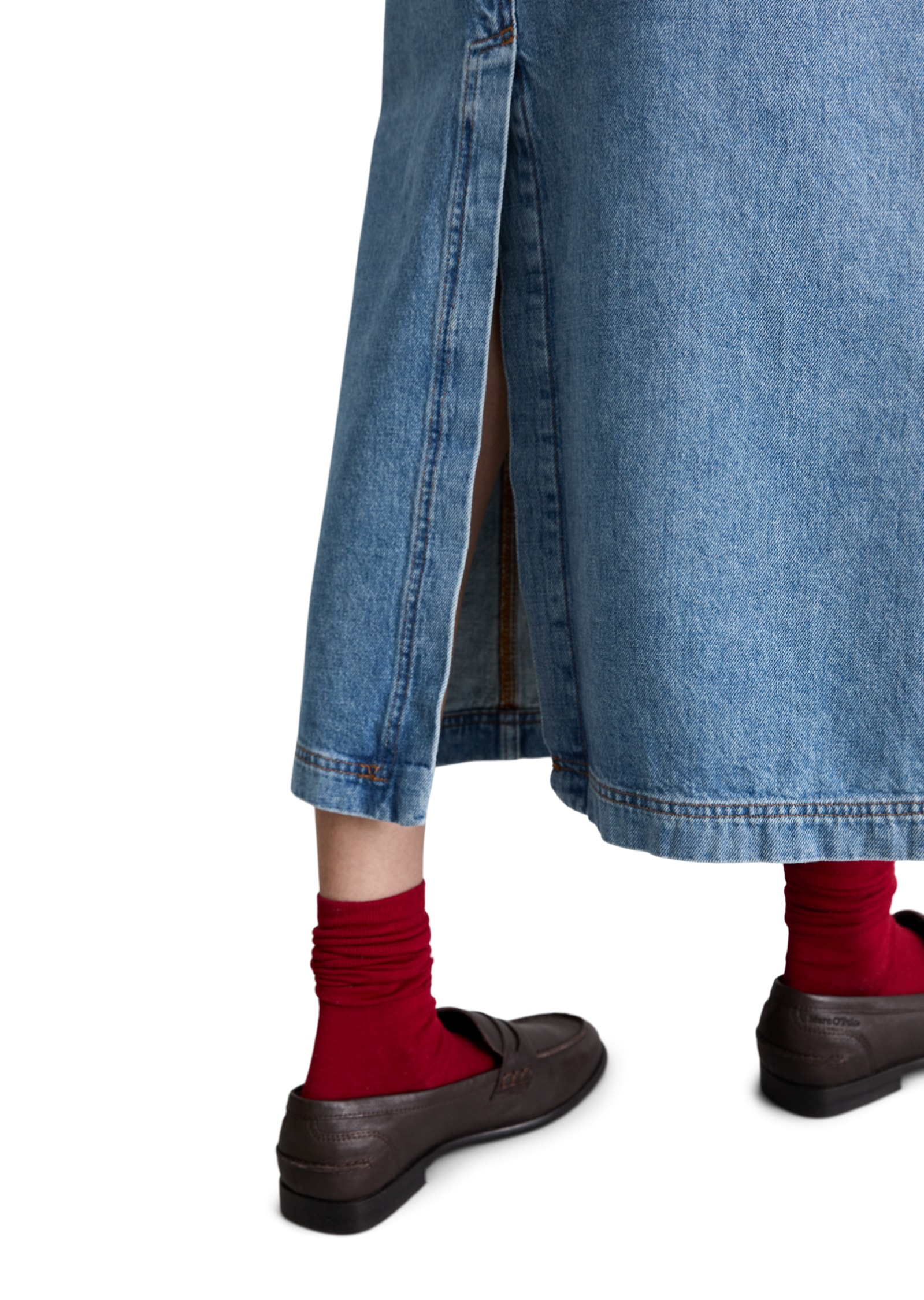 Marc O'Polo DENIM Jeansrock regular fit mit Ananasblattfasern