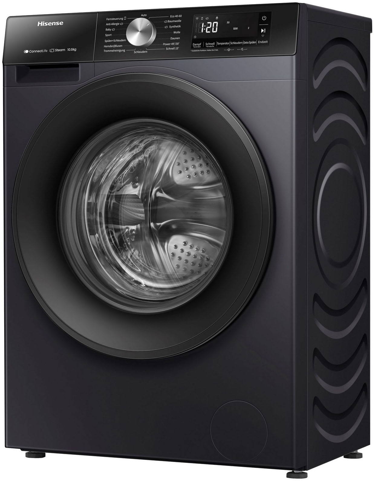 Hisense Waschmaschine 5S Serie »WF5S1045BB« 10,5 kg 1400 U/min AutoDosing