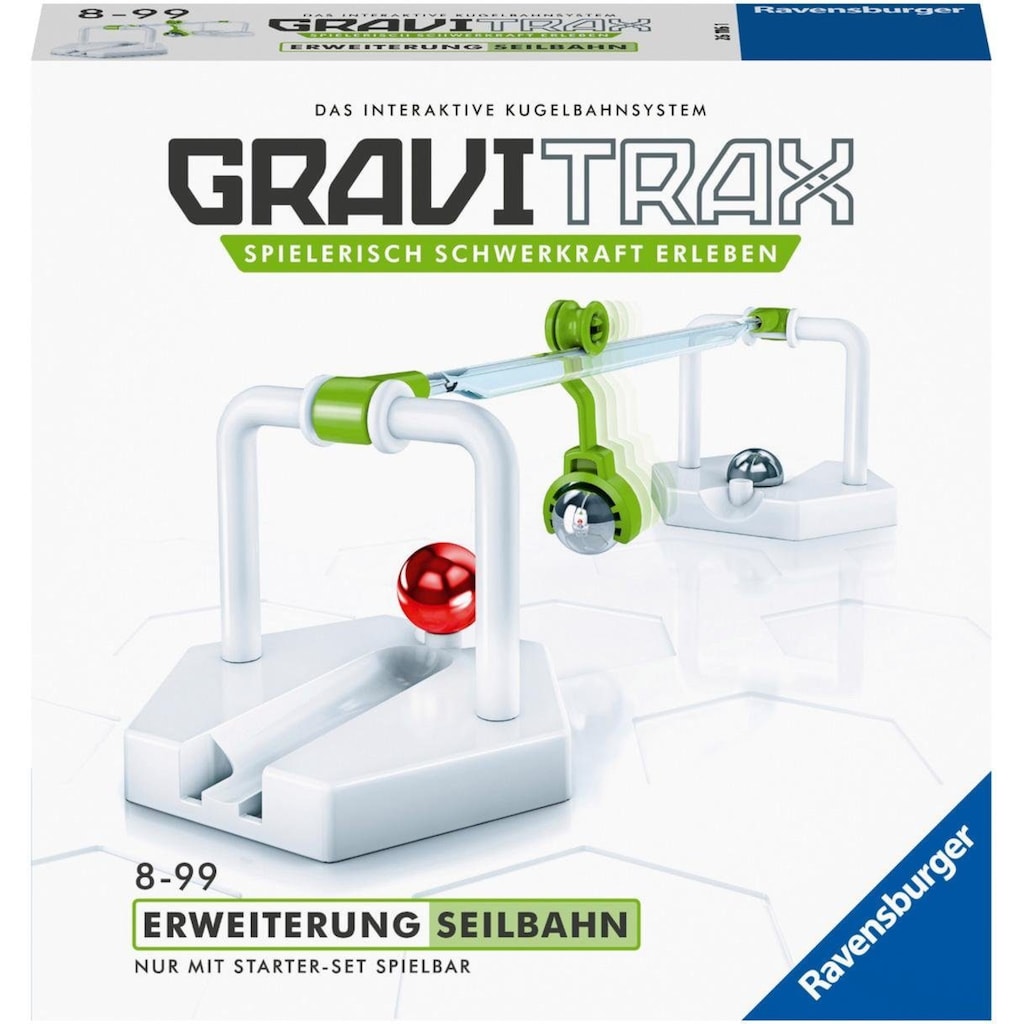 Ravensburger Kugelbahn-Bausatz »GraviTrax® Seilbahn«, Made in Europe, FSC® - schützt Wald - weltweit