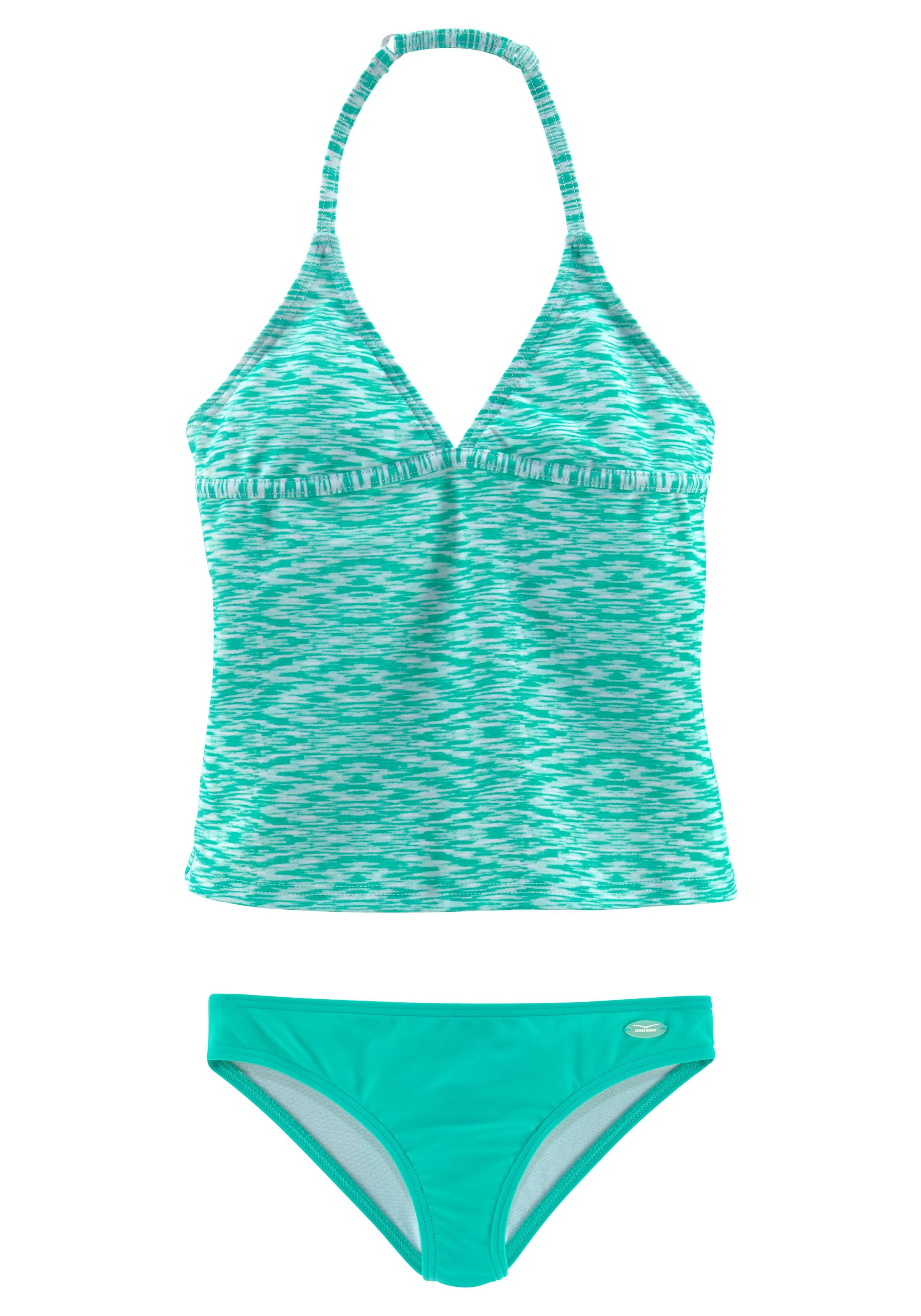 Venice Beach Tankini, in Melange-Optik