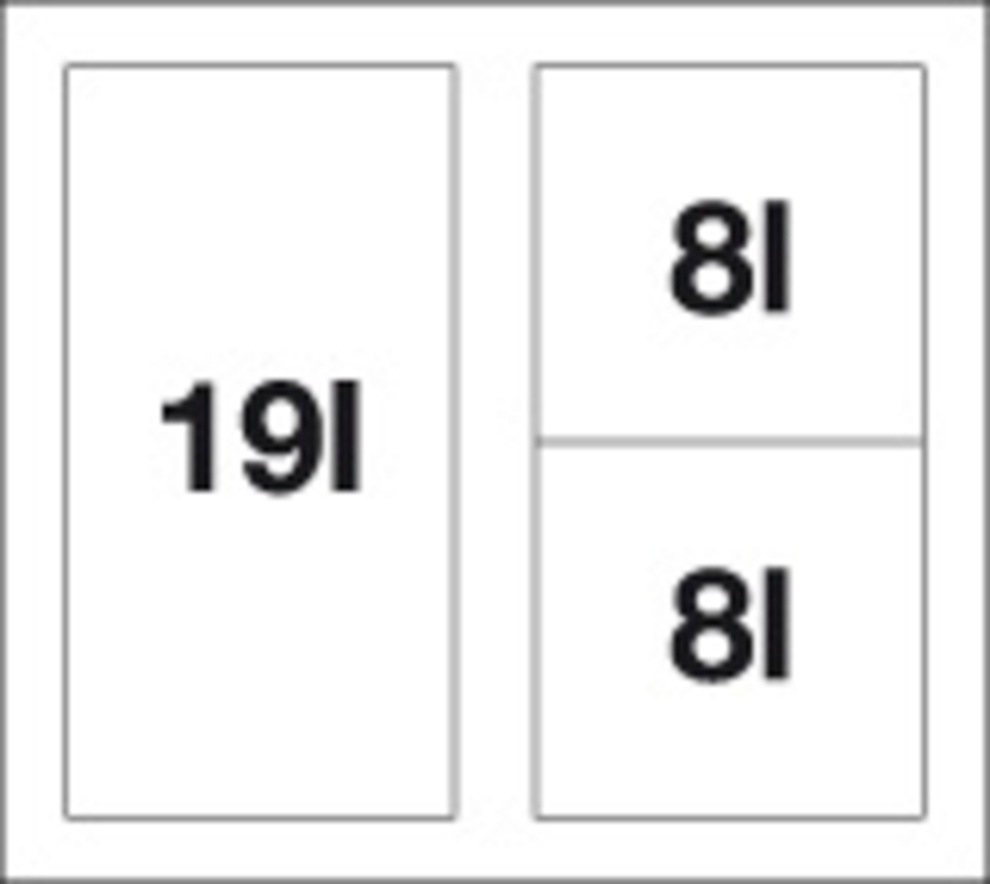 Blanco Mülltrennsystem »Flexon II 50/3« 3 Behälter Kunststoff, Stahlblech, 500 mm Untermass