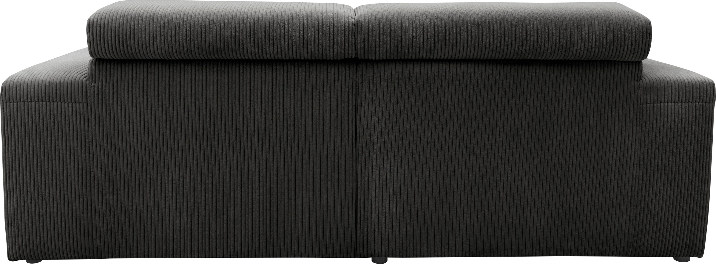 DOMO collection Ecksofa »Brandon B/T/H: 214/100/80 cm, belastbar bis 140kg/ Sitz, auch in Cord«, Mit Kopfteilverstellung, auch in Leder und Cord, L-Form